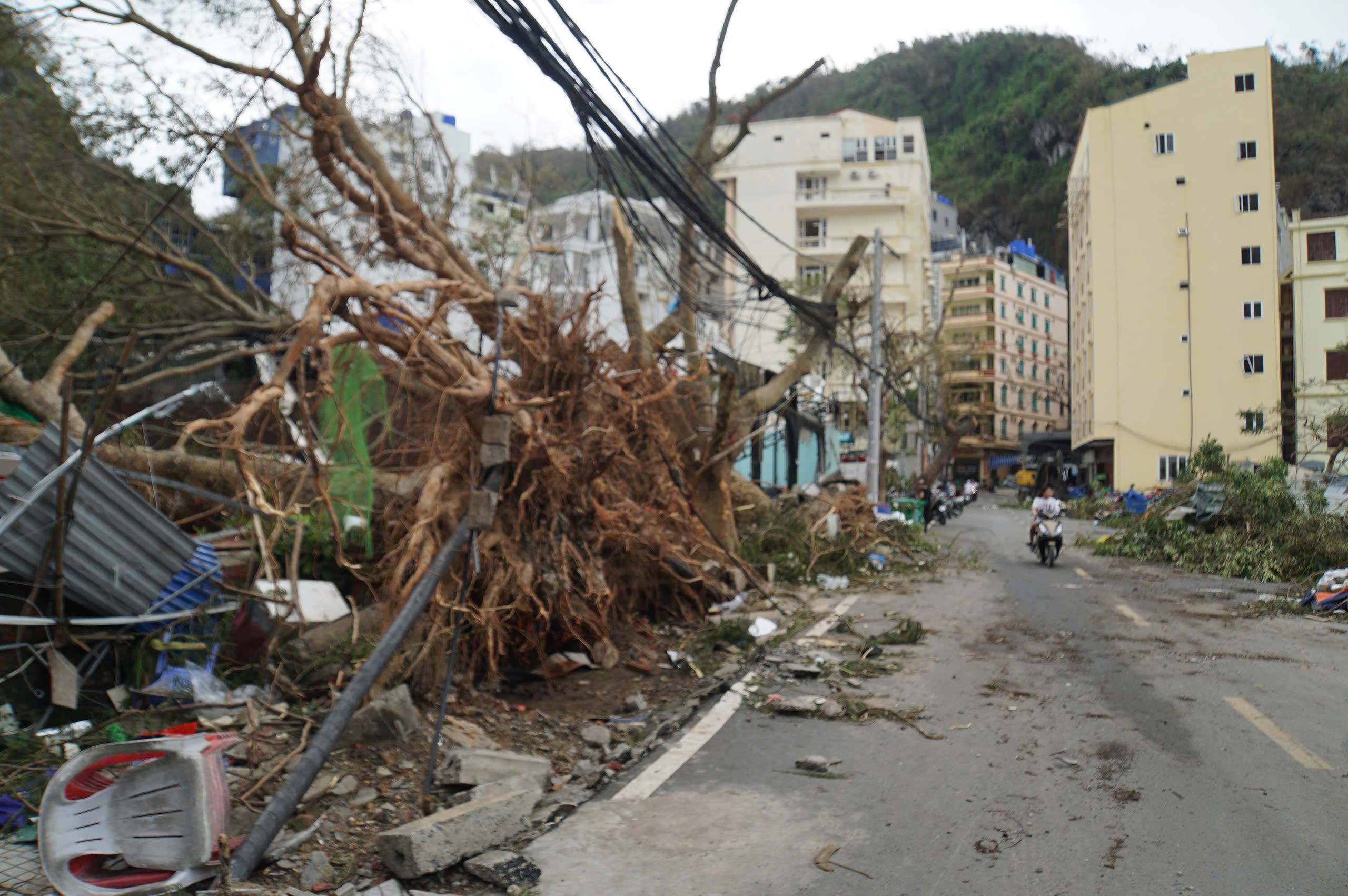 Cận cảnh đảo C&aacute;t B&agrave; bị c&ocirc; lập sau b&atilde;o Yagi c&agrave;n qu&eacute;t- Ảnh 2.