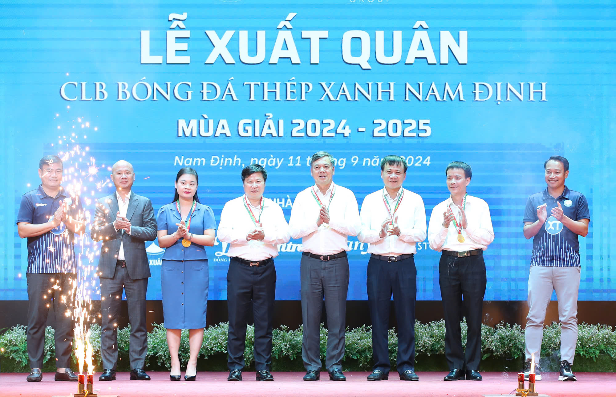 Nh&agrave; v&ocirc; địch V-League đặt mục ti&ecirc;u khủng ở m&ugrave;a giải 2024-2025- Ảnh 1.