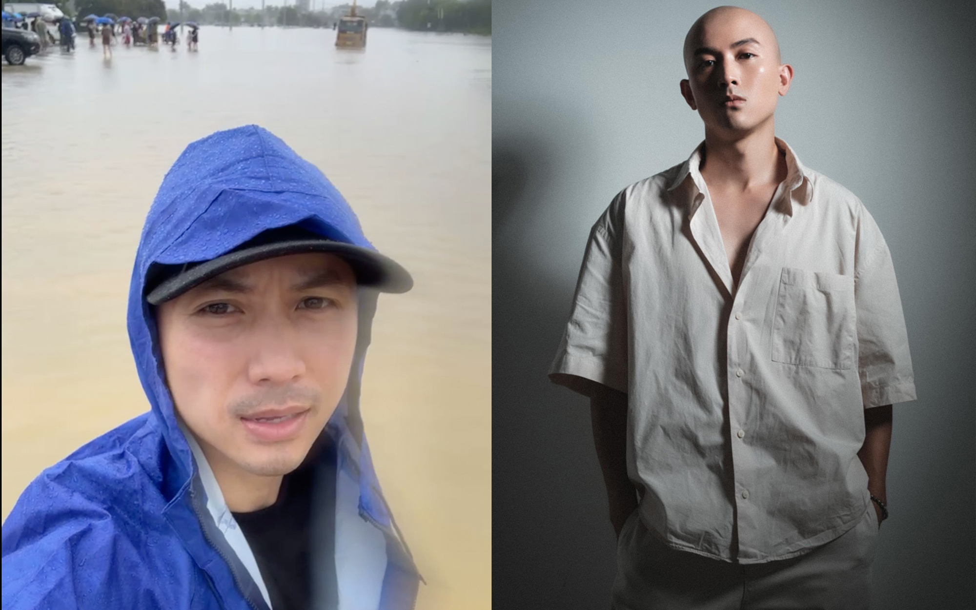 Nghệ sĩ Việt g&oacute;p tiền, đội mưa đi cứu trợ nơi rốn lũ- Ảnh 1.