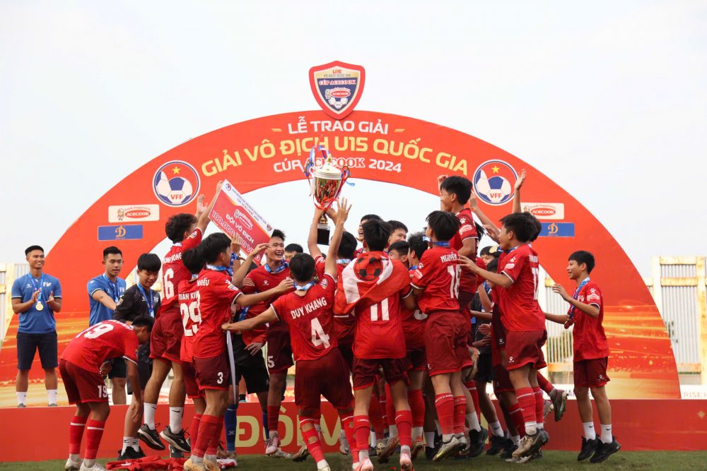 Thắng đẹp B&agrave; Rịa Vũng T&agrave;u, PVF v&ocirc; địch giải U15 Quốc gia 2024- Ảnh 1.