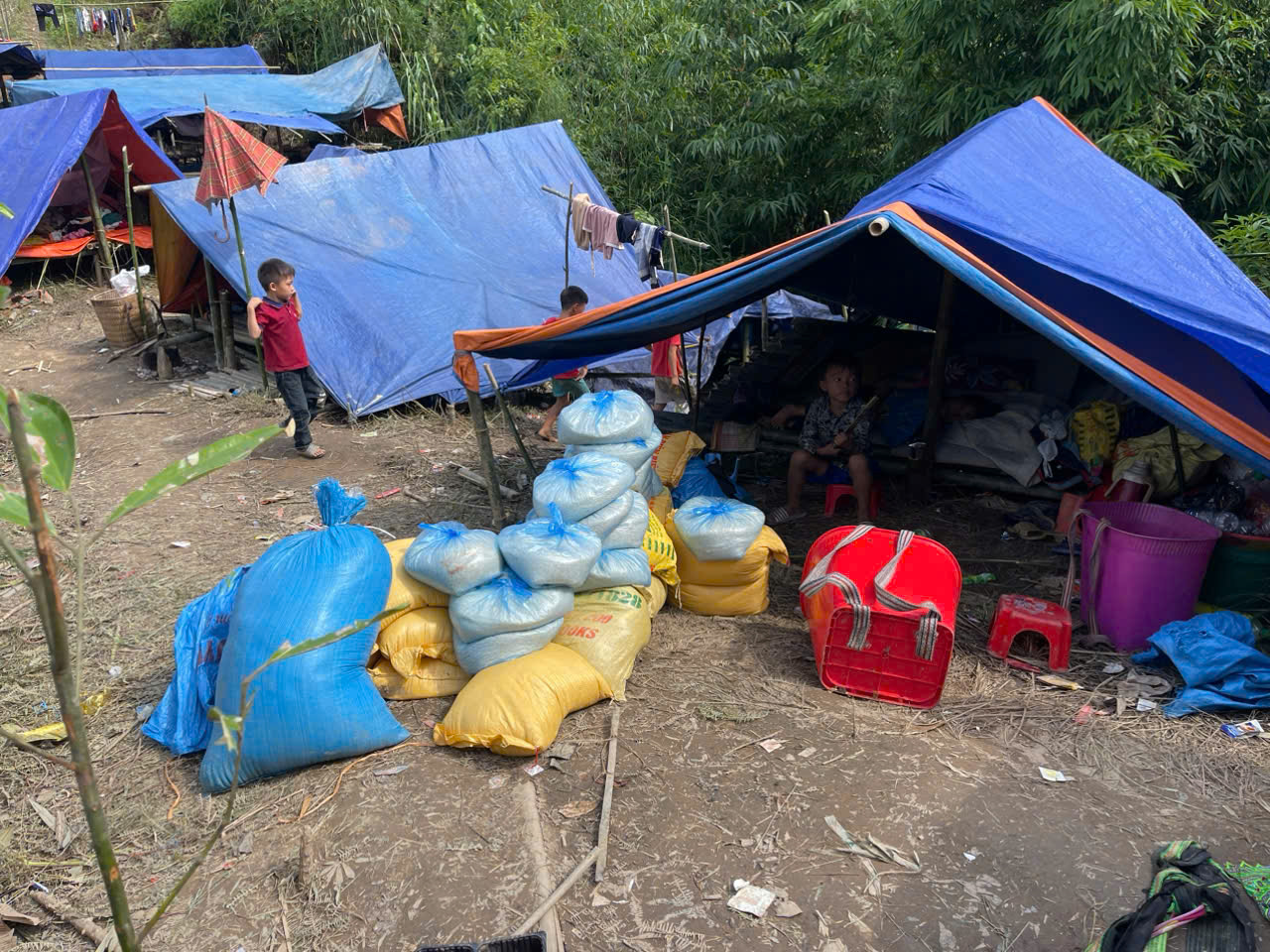 To&agrave;n cảnh cuộc sống 115 người d&acirc;n th&ocirc;n Kho V&agrave;ng tại nơi l&aacute;nh nạn tr&ecirc;n n&uacute;i- Ảnh 4.