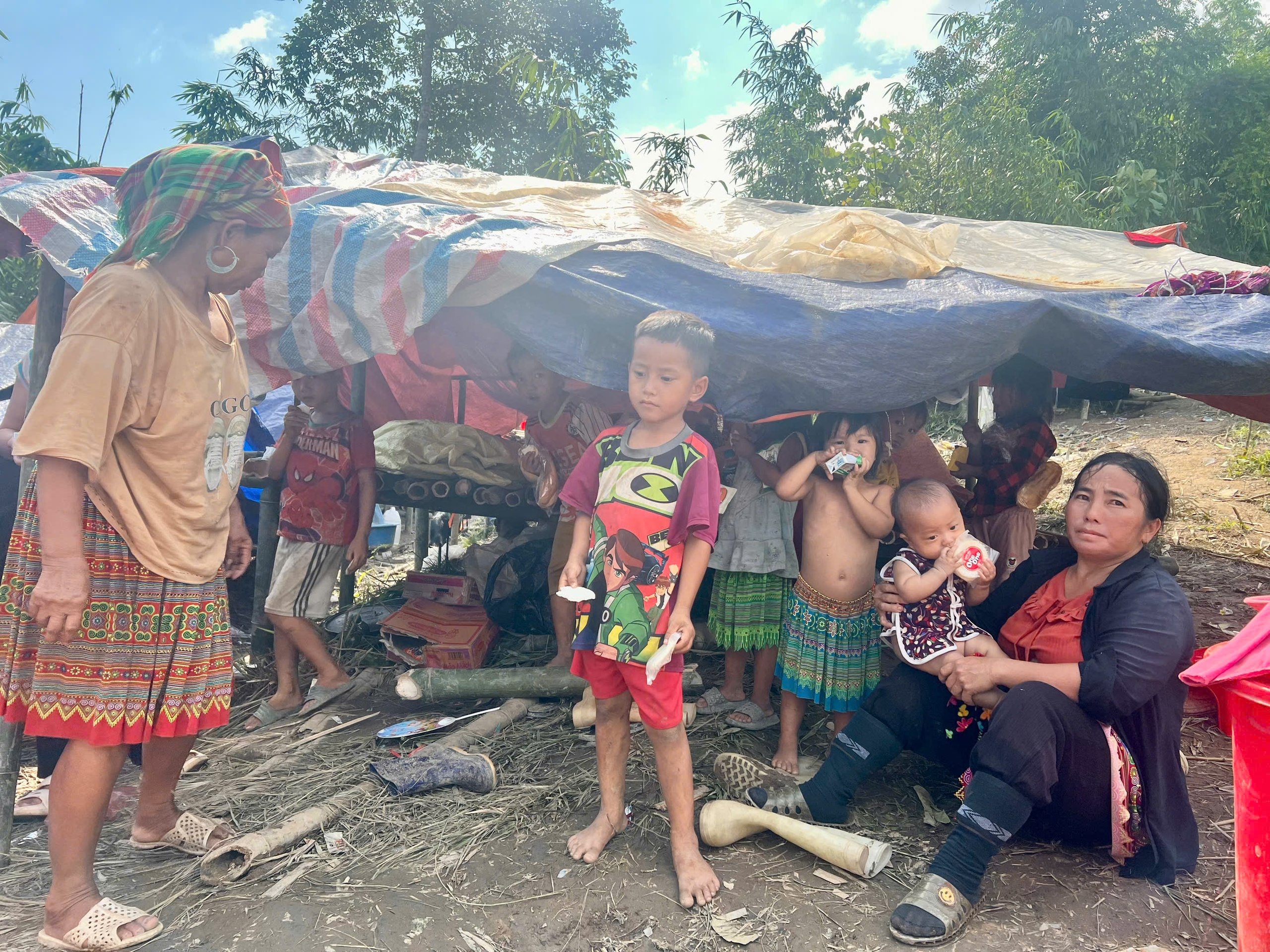 To&agrave;n cảnh cuộc sống 115 người d&acirc;n th&ocirc;n Kho V&agrave;ng tại nơi l&aacute;nh nạn tr&ecirc;n n&uacute;i- Ảnh 7.