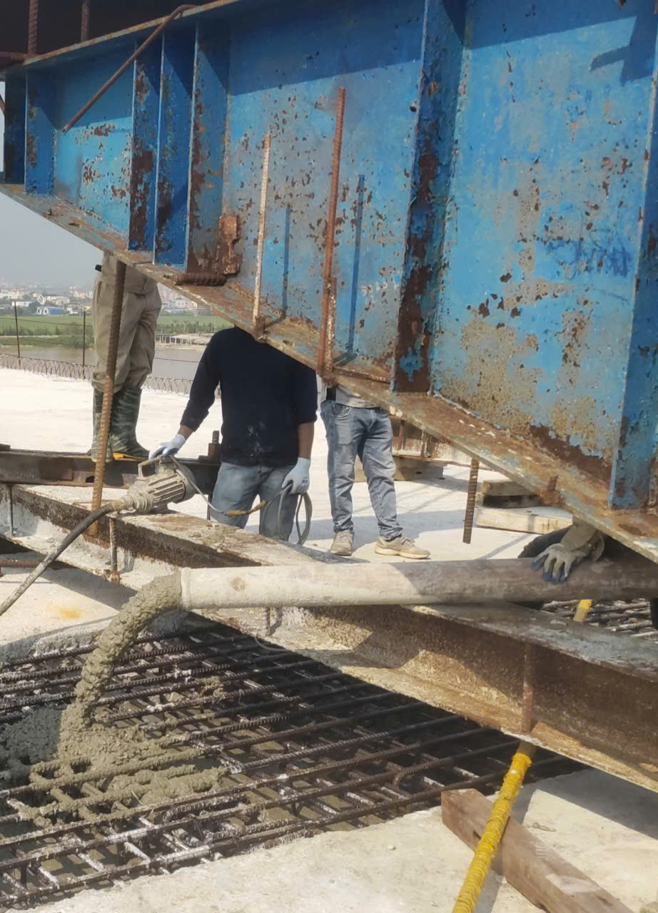 Hợp long cầu vượt sông Hồng nối Thái Bình - Nam Định- Ảnh 2. Hợp long cầu vượt sông Hồng nối Thái Bình - Nam Định- Ảnh 2.