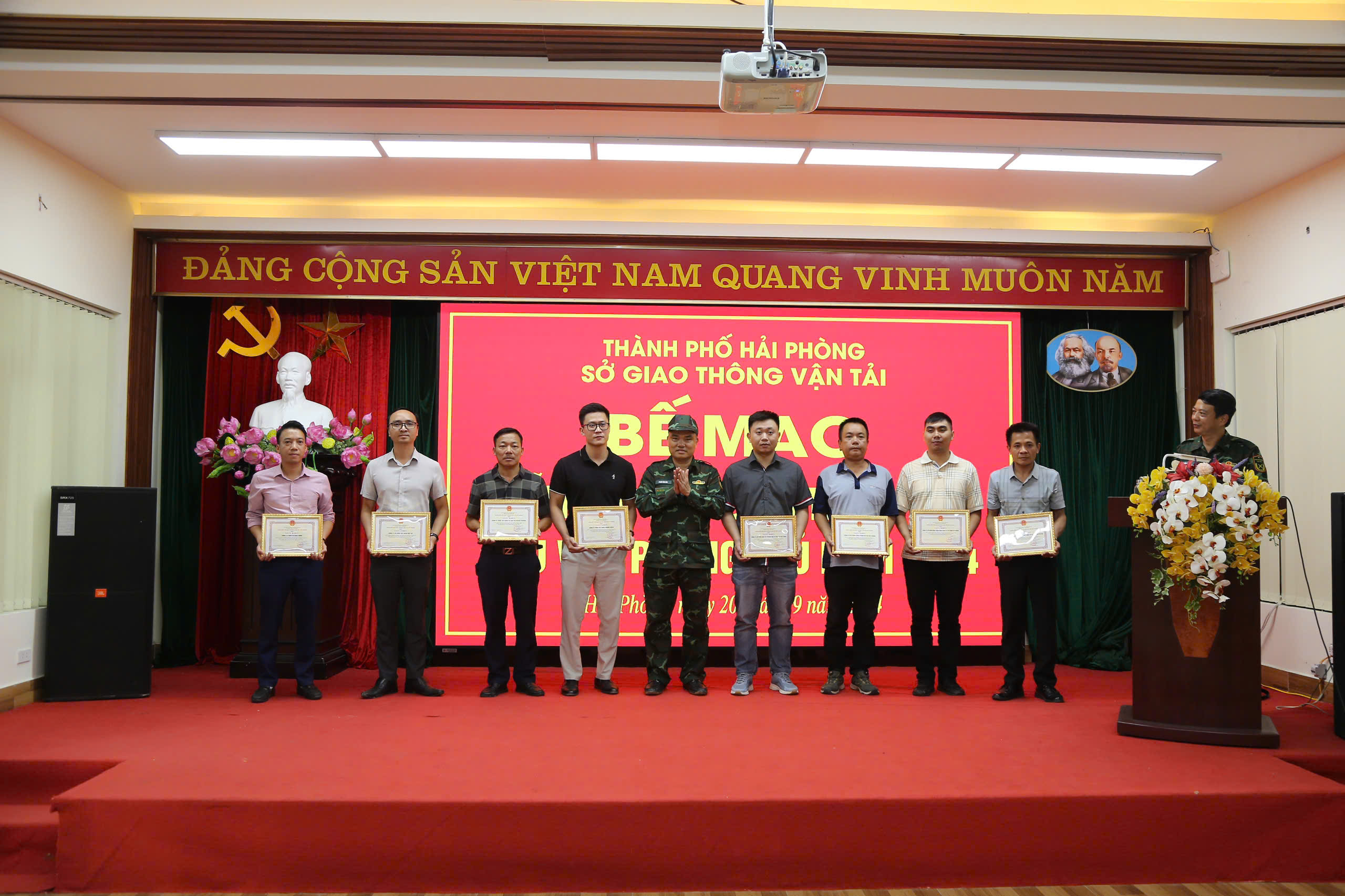 Sở GTVT Hải Ph&ograve;ng diễn tập t&aacute;c chiến khu vực ph&ograve;ng thủ năm 2024- Ảnh 4.