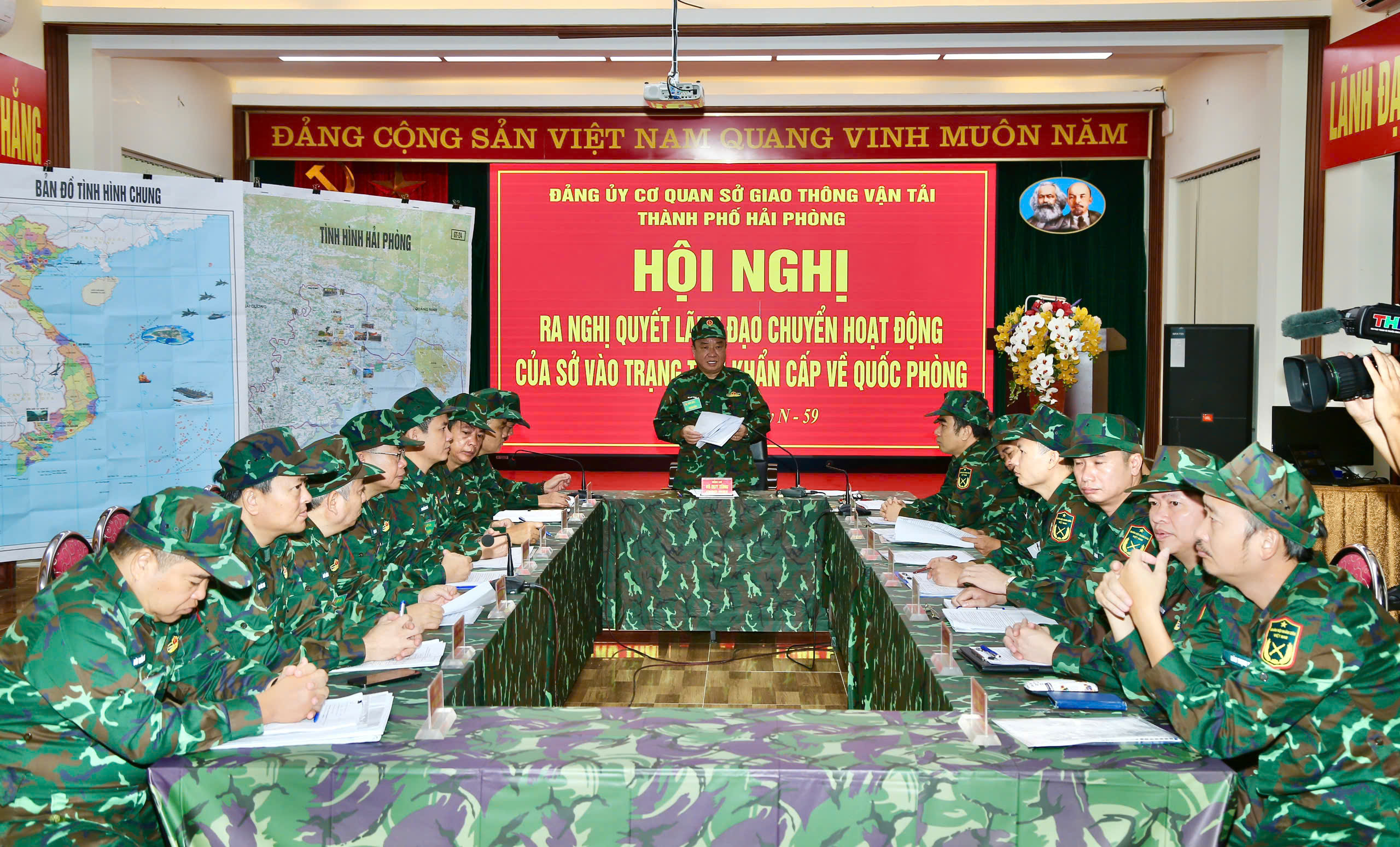 Sở GTVT Hải Ph&ograve;ng diễn tập t&aacute;c chiến khu vực ph&ograve;ng thủ năm 2024- Ảnh 1.