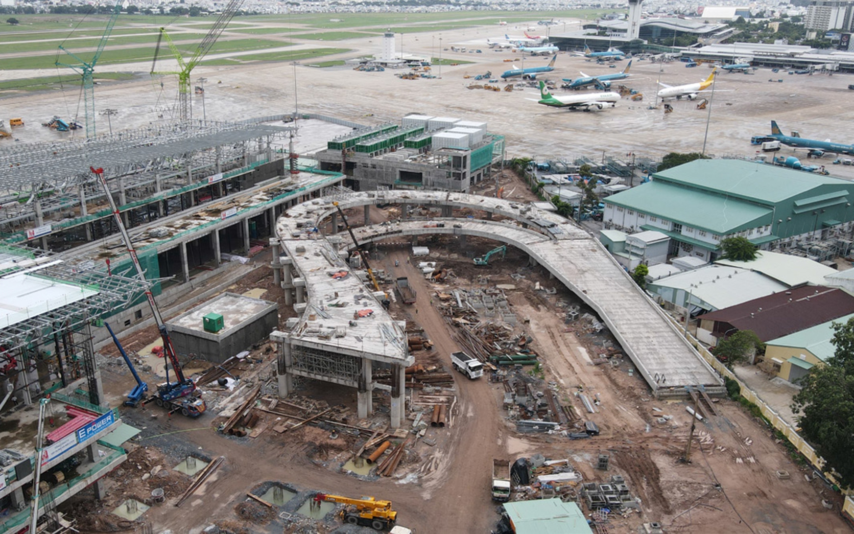 Nhà ga T3 Tân Sơn Nhất nguy cơ không có đường vào- Ảnh 3. Mở rộng đường kết nối với nhà ga T3 Tân Sơn Nhất