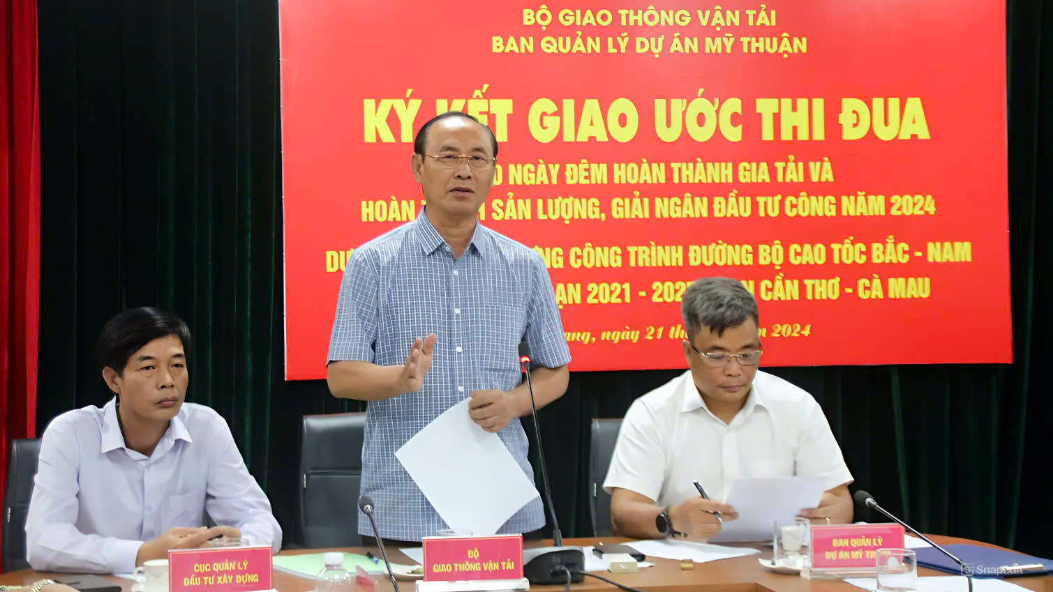 Ph&aacute;t động thi đua 100 ng&agrave;y đẩy tiến độ cao tốc Cần Thơ - C&agrave; Mau- Ảnh 1.