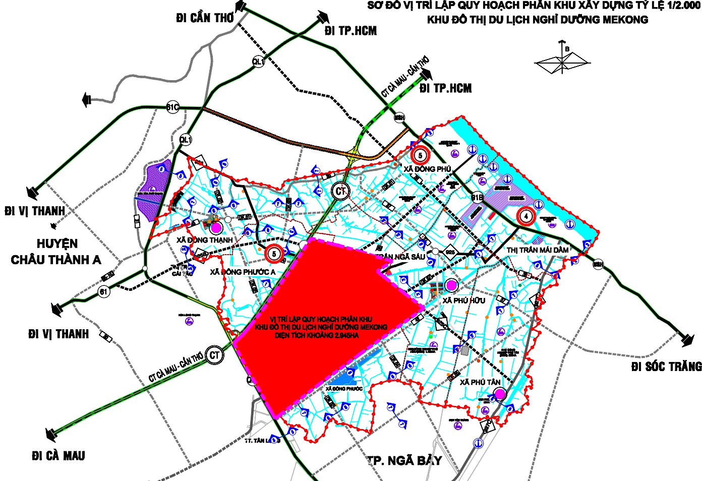 Năm 2027, Hậu Giang sẽ c&oacute; s&acirc;n golf 36 lỗ- Ảnh 1.