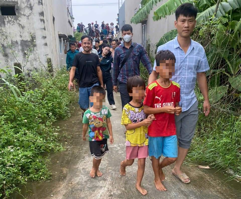 Bất ngờ nơi t&igrave;m thấy ba anh em ruột "mất t&iacute;ch" nhiều ng&agrave;y- Ảnh 1.