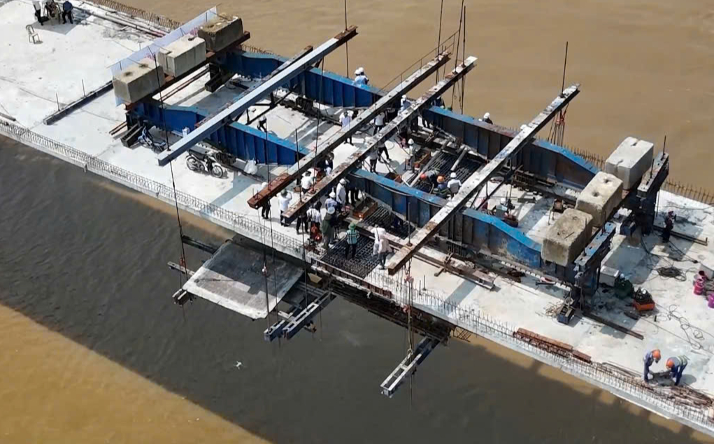 Tăng tốc thi c&ocirc;ng dự &aacute;n đường trục ph&aacute;t triển d&agrave;i 46km ở Nam Định- Ảnh 6.