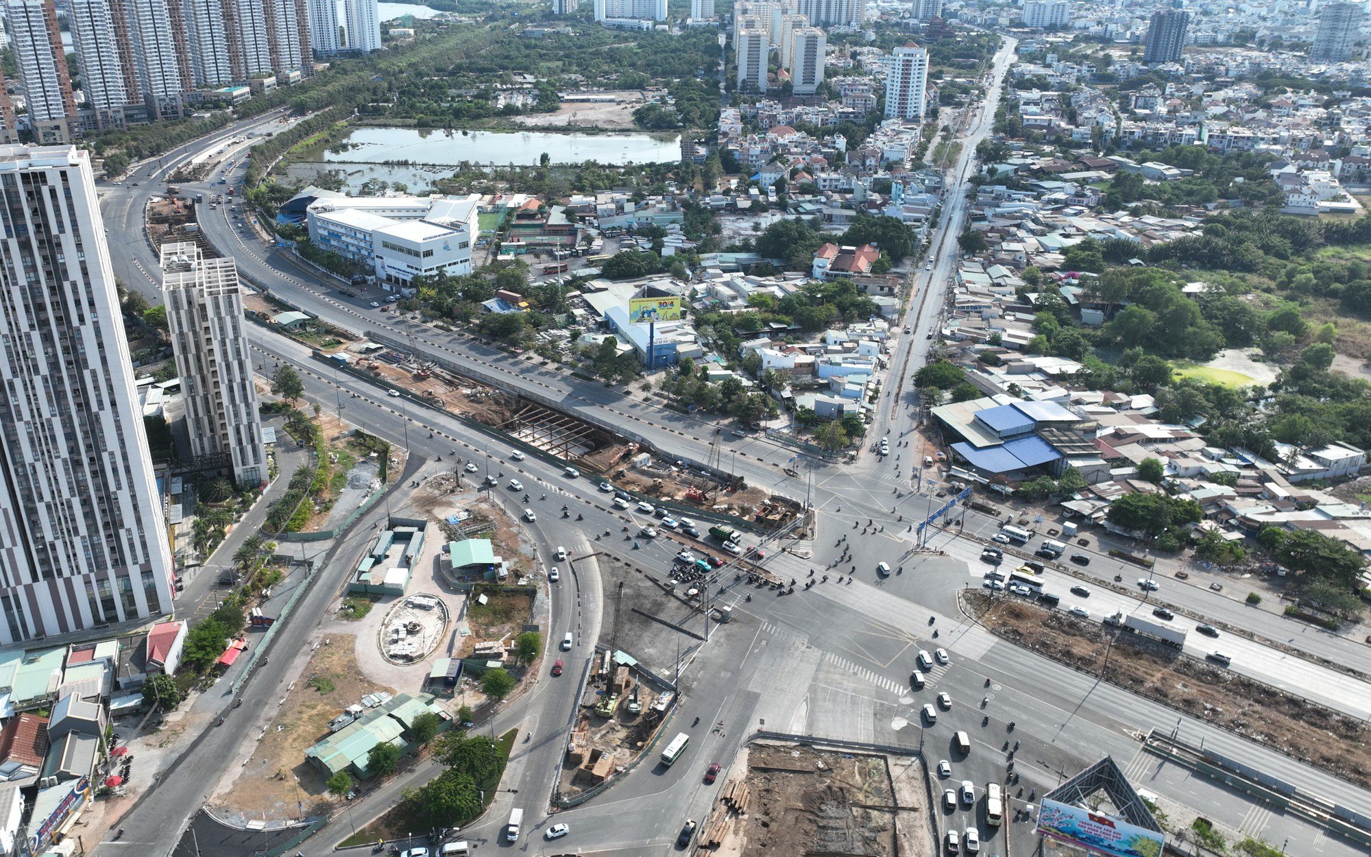 Gần 1.000 tỷ đồng mở rộng hơn 3km đường dẫn cao tốc TP.HCM - Long Th&agrave;nh l&ecirc;n 8 l&agrave;n xe