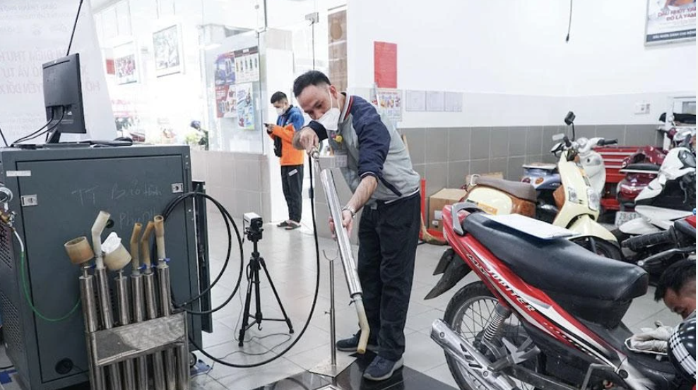 Đề xuất quy tr&igrave;nh kiểm định kh&iacute; thải m&ocirc; t&ocirc;, xe gắn m&aacute;y- Ảnh 1.