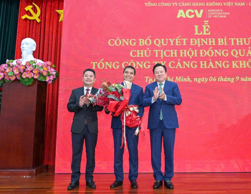 Tổng c&ocirc;ng ty Cảng h&agrave;ng kh&ocirc;ng VN (ACV) c&oacute; chủ tịch mới- Ảnh 1.