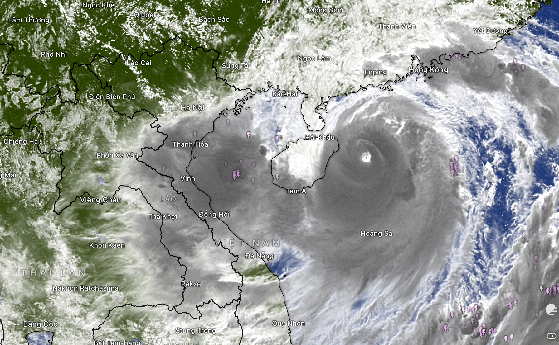 Đ&aacute;m m&acirc;y dị thường xuất hiện ở Nghệ An trước khi si&ecirc;u b&atilde;o Yagi đổ bộ- Ảnh 8.