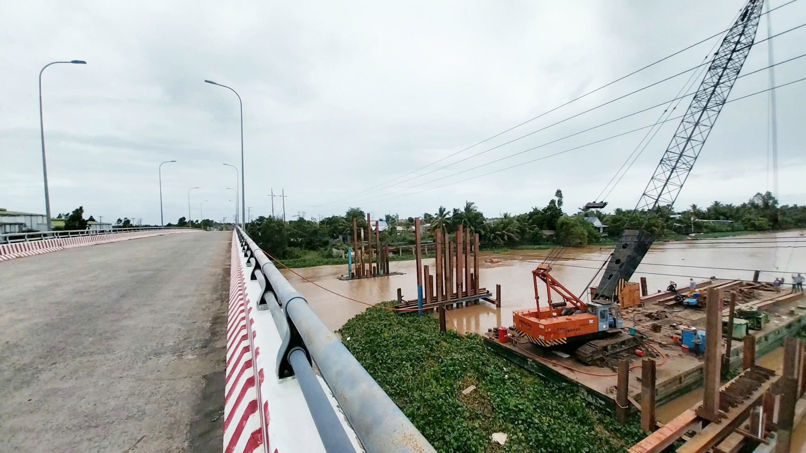 Tiến độ n&acirc;ng tĩnh kh&ocirc;ng cầu Giồng Găng ở Đồng Th&aacute;p ra sao?- Ảnh 3.