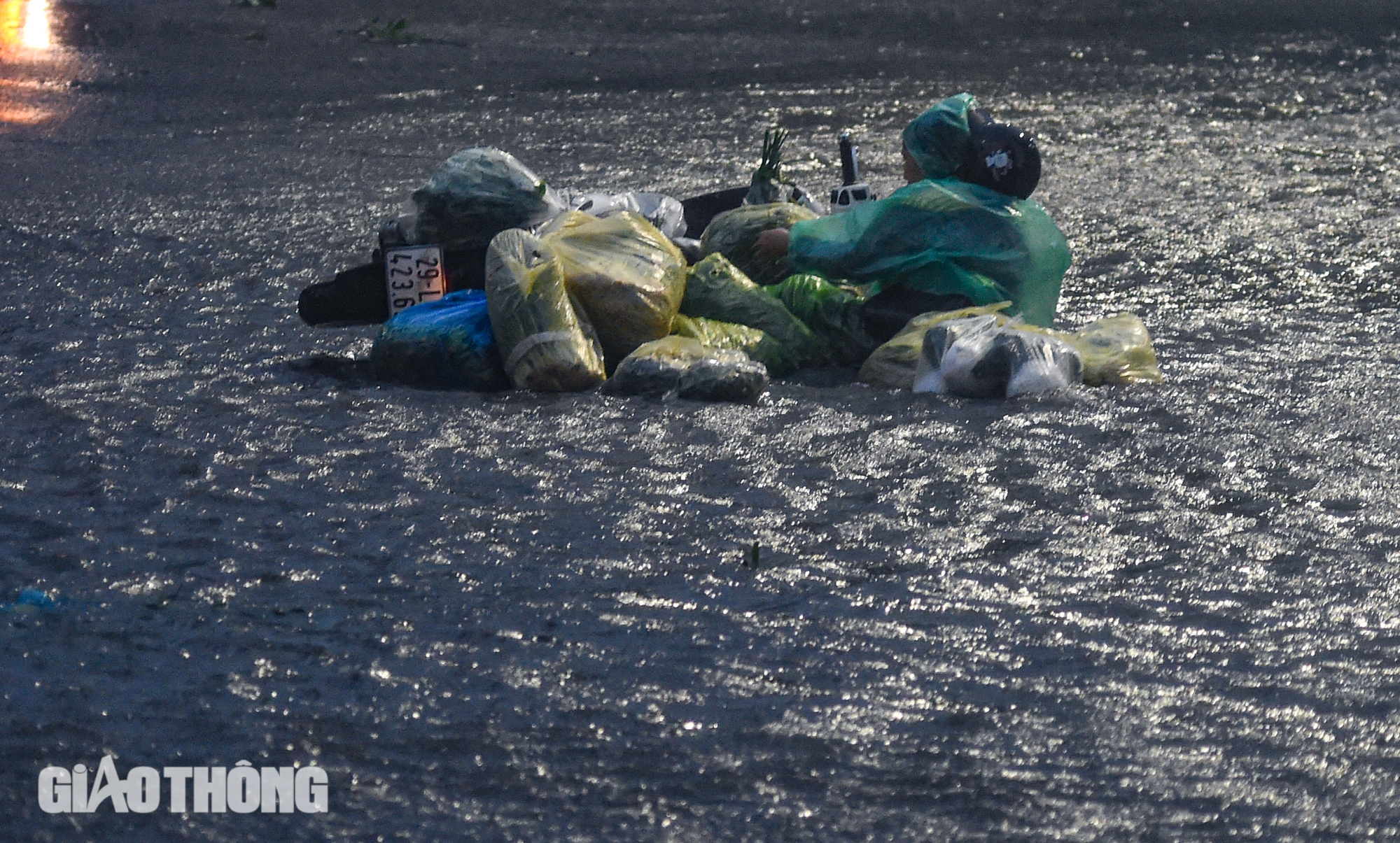 B&atilde;o số 3 tr&agrave;n về H&agrave; Nội, gi&oacute; giật mạnh quật ng&atilde; nhiều người đi đường- Ảnh 2.