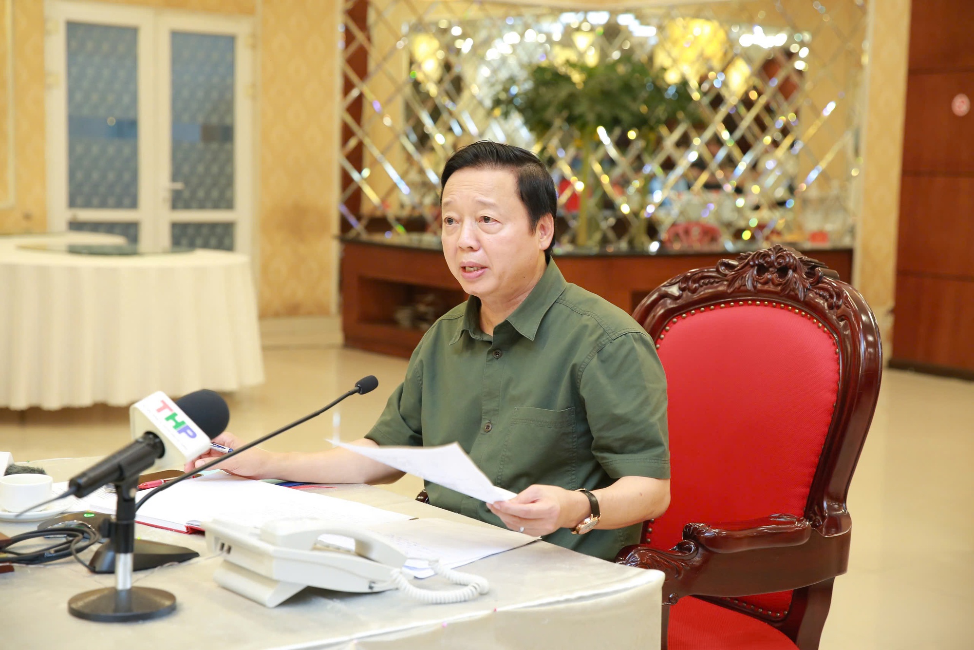 Ph&oacute; thủ tướng Trần Hồng H&agrave;: Tập trung kh&ocirc;i phục hệ thống điện, th&ocirc;ng tin, giao th&ocirc;ng- Ảnh 1.