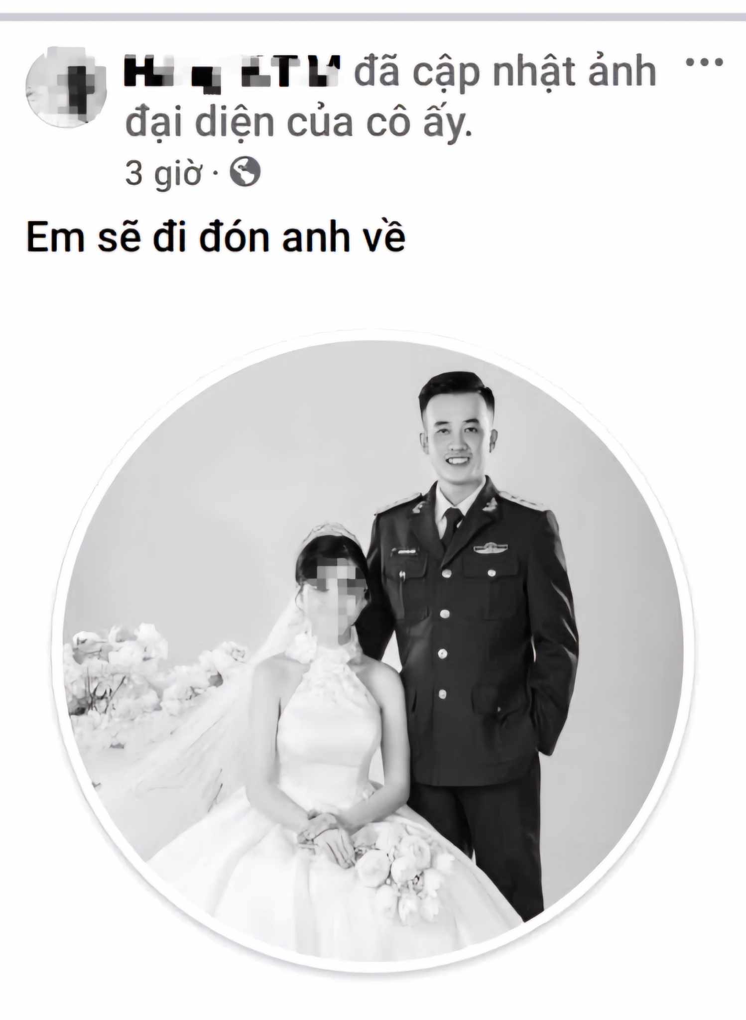 Nghẹn ng&agrave;o lời chia sẻ của vợ thượng u&yacute; hy sinh khi chống b&atilde;o số 3- Ảnh 1.