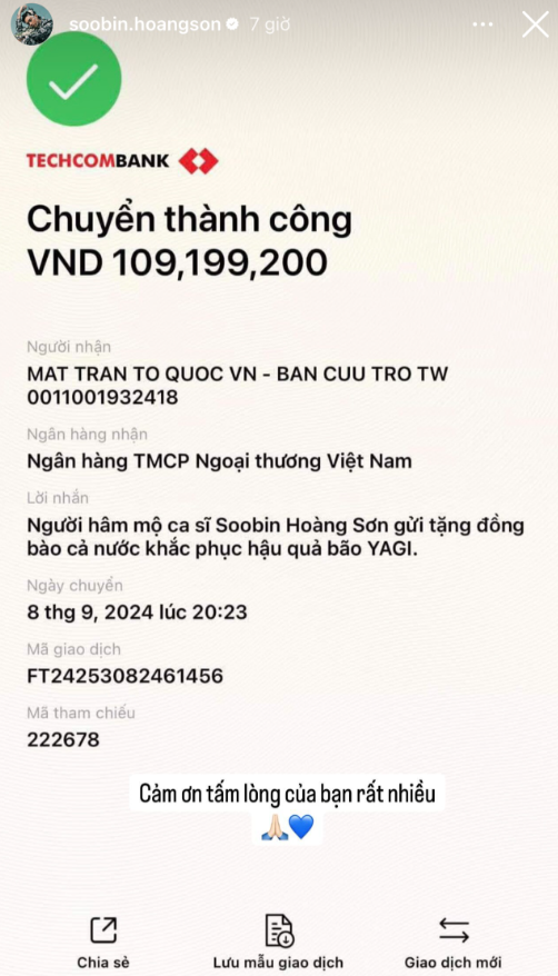 T&ugrave;ng Dương, Uy&ecirc;n Linh v&agrave; nghệ sĩ Việt ủng hộ đồng b&agrave;o v&ugrave;ng b&atilde;o lũ sau b&atilde;o Yagi- Ảnh 8.