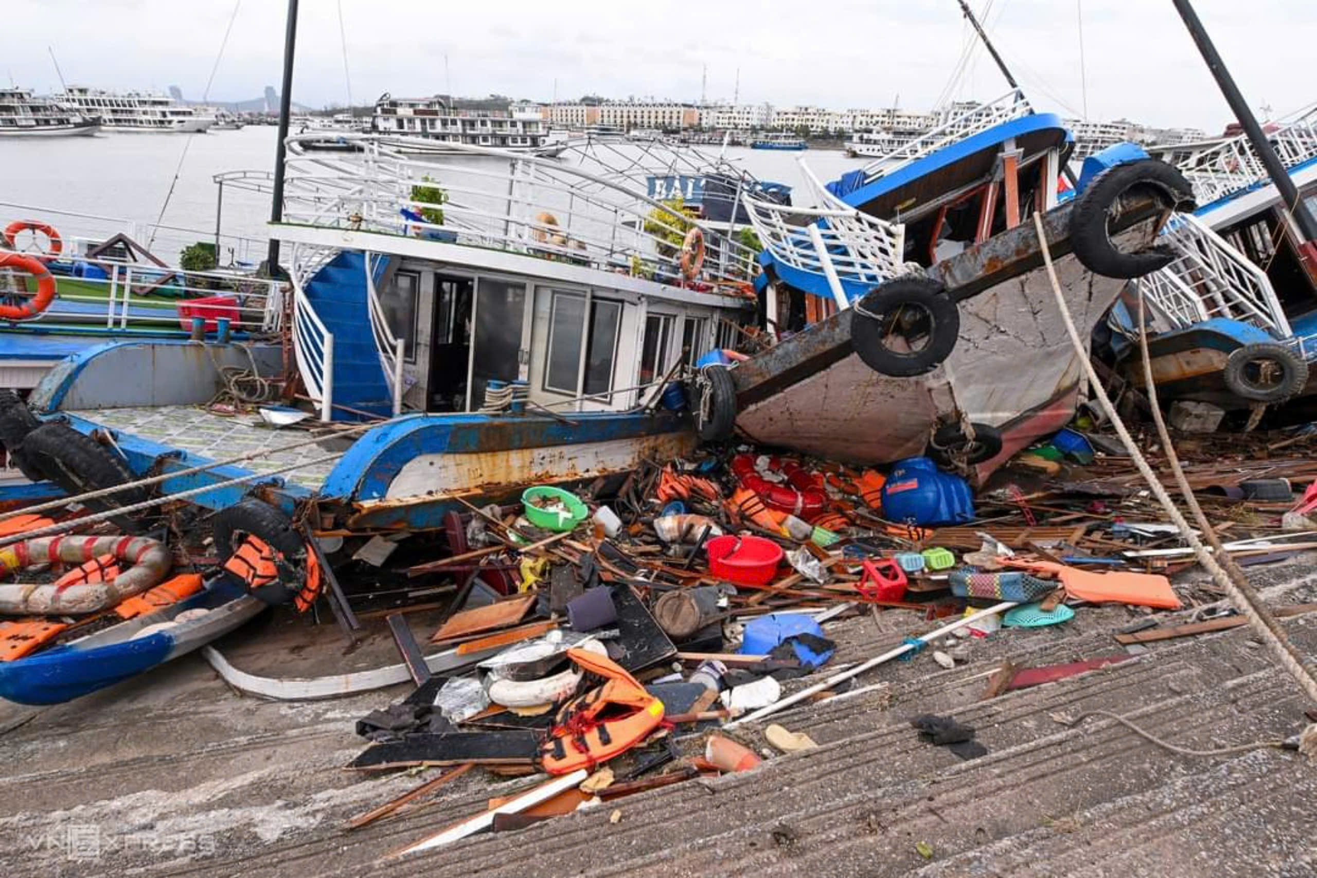 C&aacute;c doanh nghiệp du thuyền Hạ Long - Lan Hạ bị b&atilde;o Yagi "thổi" bay trăm tỷ- Ảnh 1.