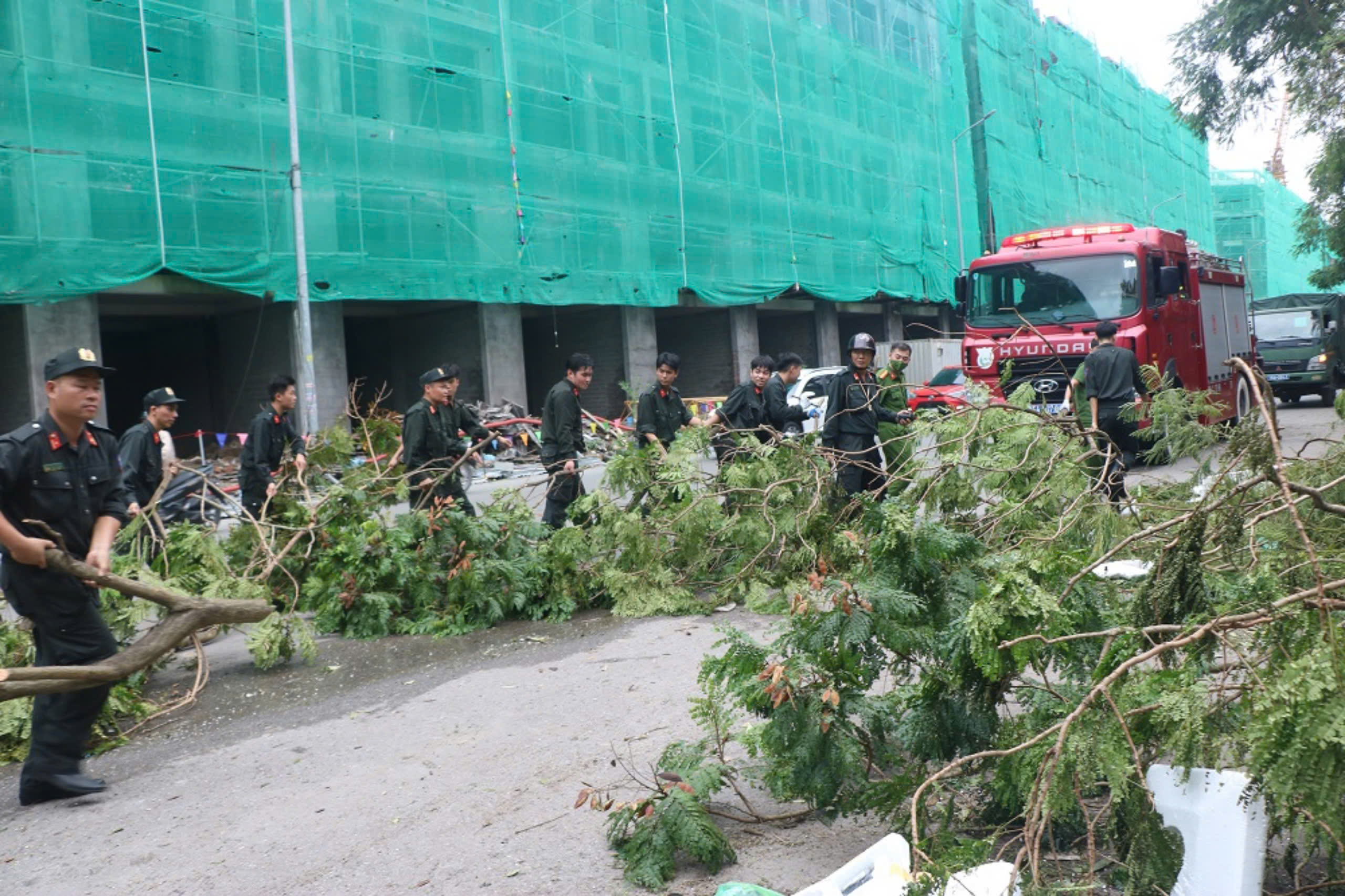Hải Phòng: Các lực lượng vũ trang tham gia khắc phục hậu quả bão số 3- Ảnh 3. Hải Phòng: Các lực lượng vũ trang tham gia khắc phục hậu quả bão số 3- Ảnh 3.
