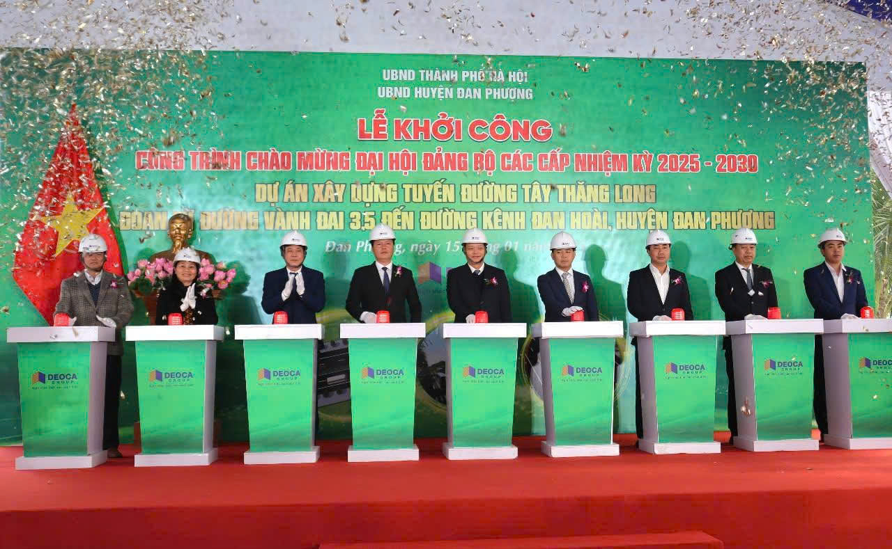 H&agrave; Nội khởi c&ocirc;ng x&acirc;y dựng tuyến đường T&acirc;y Thăng Long vốn gần 1.300 tỷ- Ảnh 1.