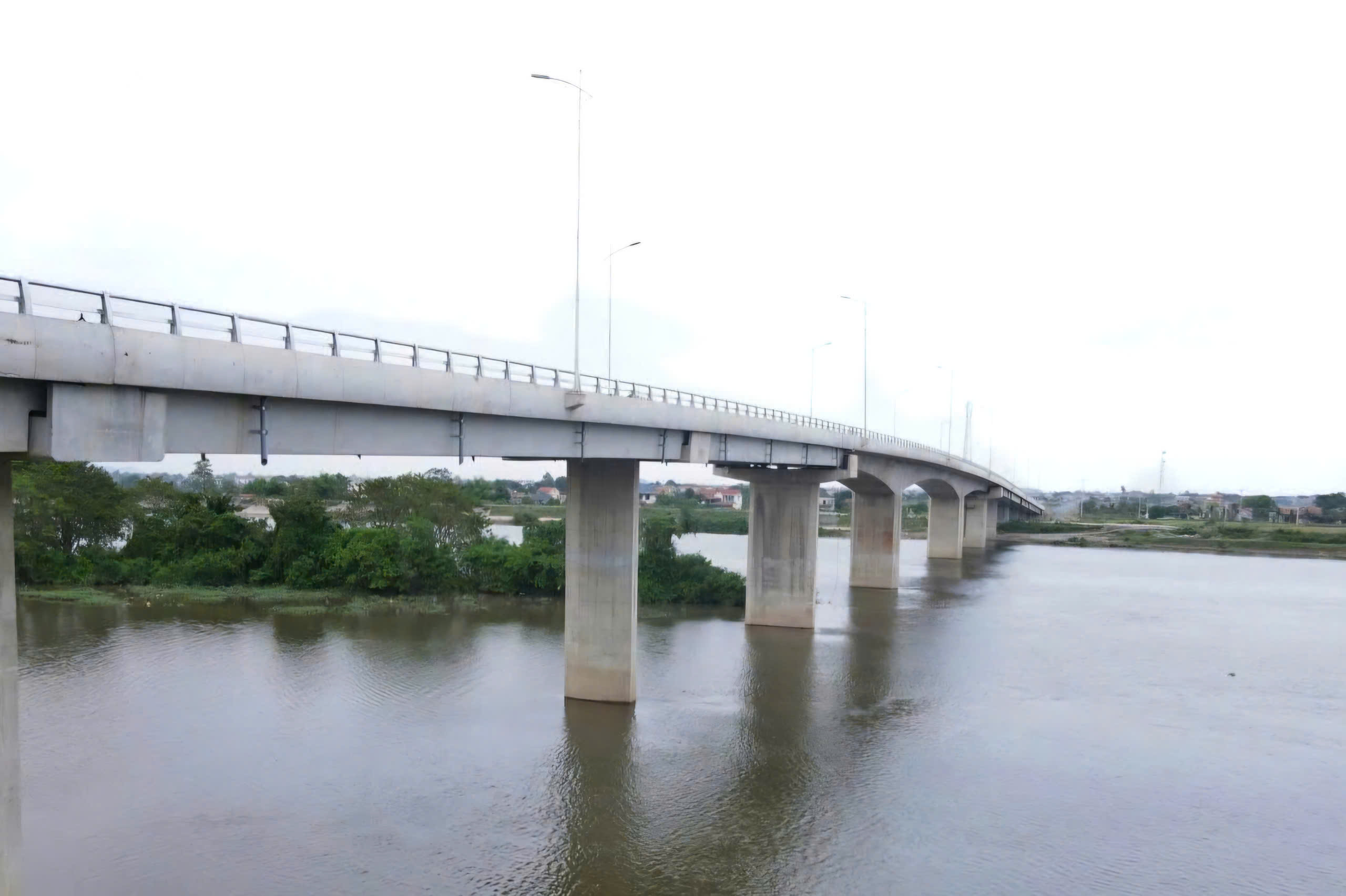 Đưa cầu Bến Mới nối hai tỉnh Nam Định - Ninh B&igrave;nh v&agrave;o khai th&aacute;c trước tết Nguy&ecirc;n đ&aacute;n- Ảnh 1.