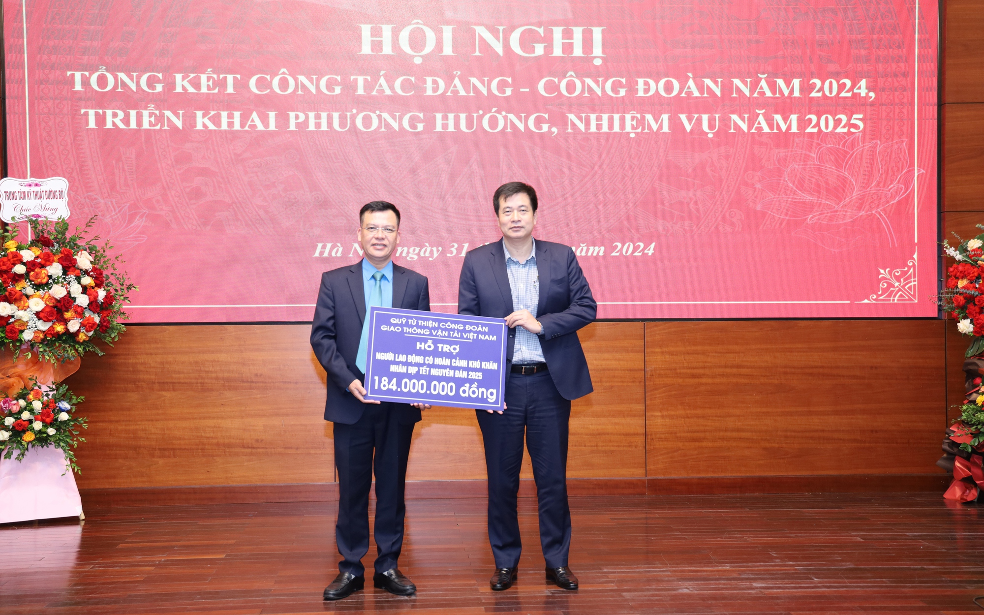 C&ocirc;ng đo&agrave;n GTVT chi gần 3 tỷ đồng hỗ trợ người lao động dịp Tết