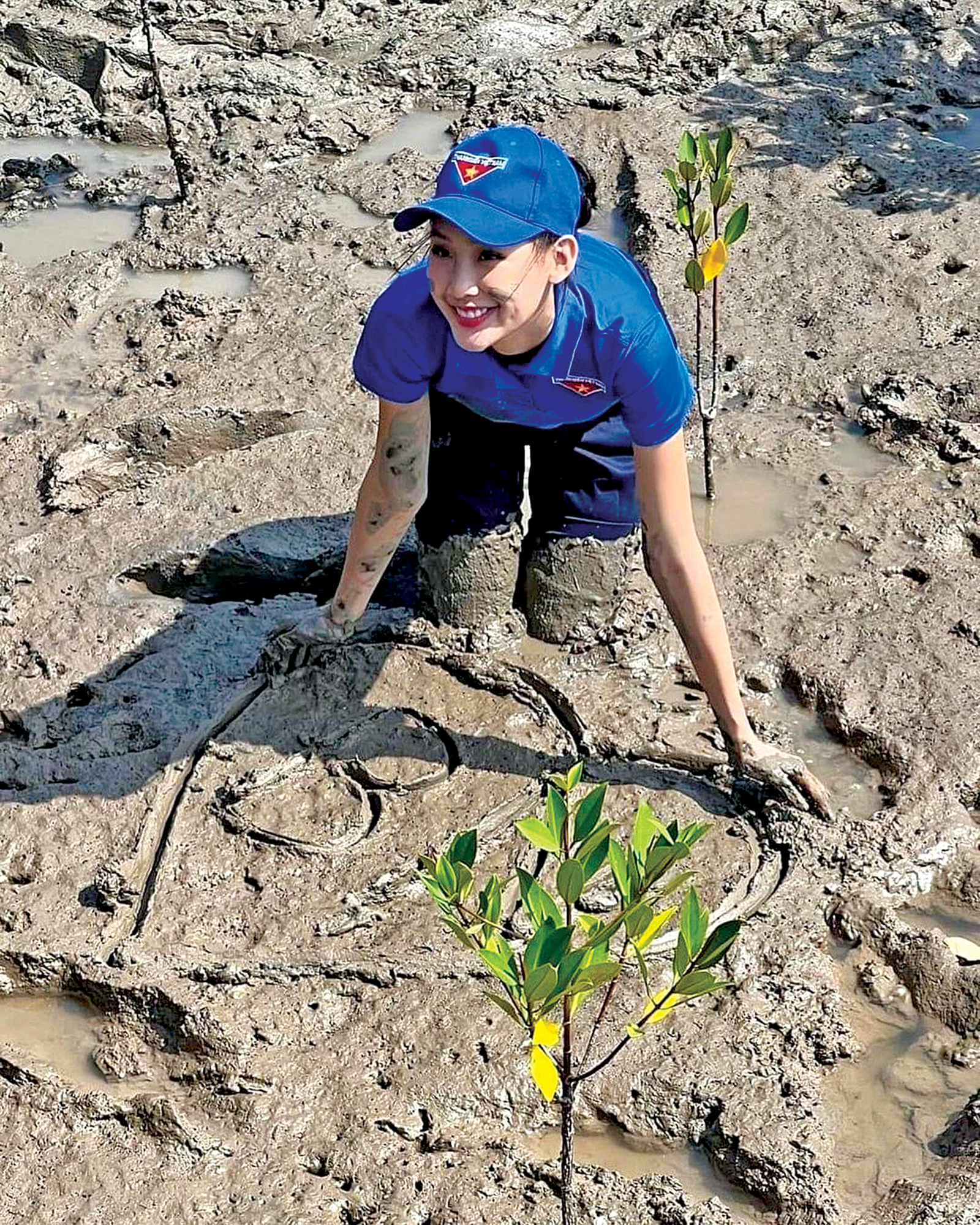 Khi hoa hậu, ca sĩ bỏ tiền t&uacute;i trồng rừng, dọn r&aacute;c- Ảnh 1.