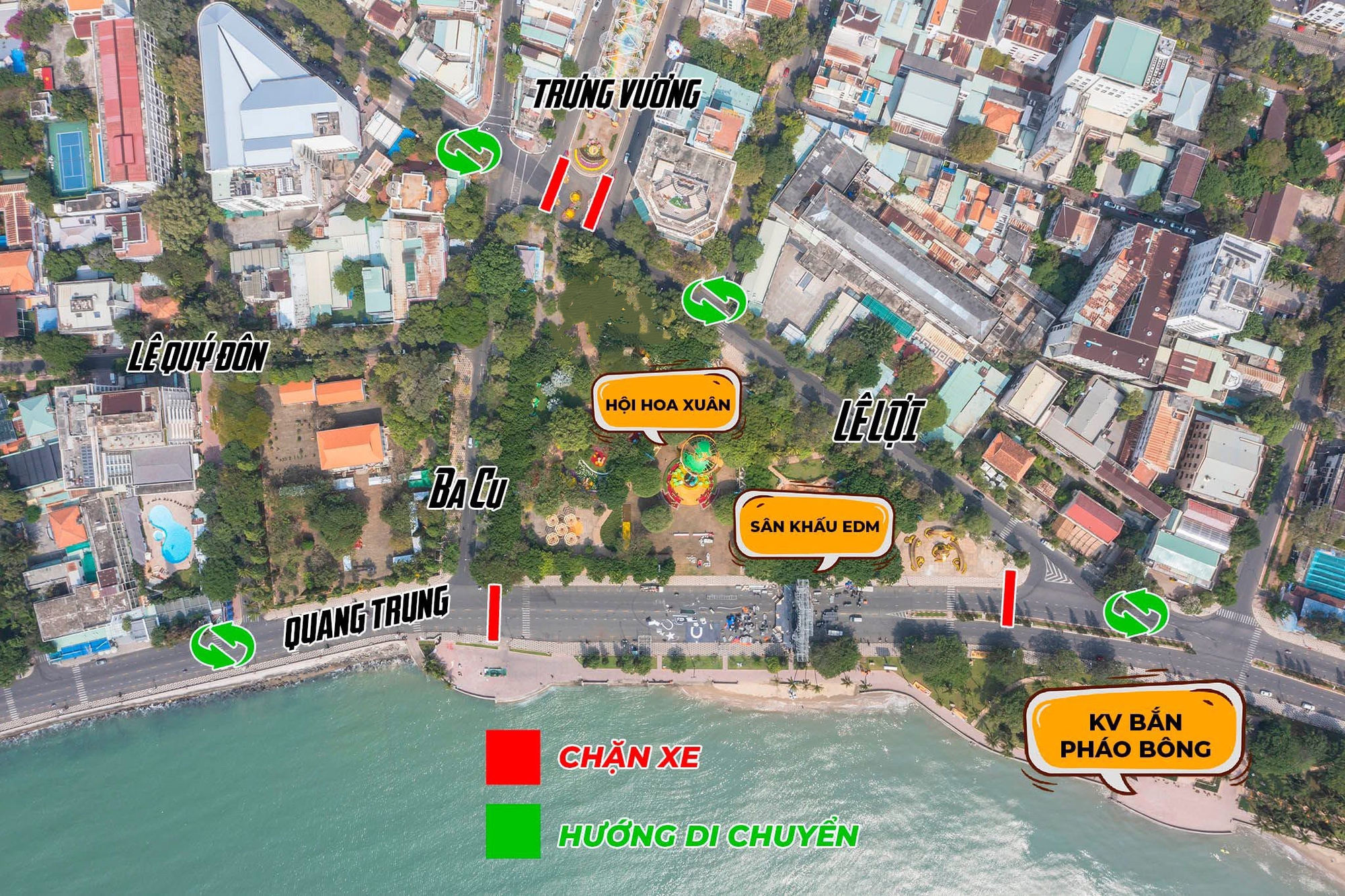 Phố biển Vũng Tàu tạm đóng nhiều tuyến đường để đón giao thừa- Ảnh 2. Phố biển Vũng Tàu tạm đóng nhiều tuyến đường để đón giao thừa- Ảnh 2.