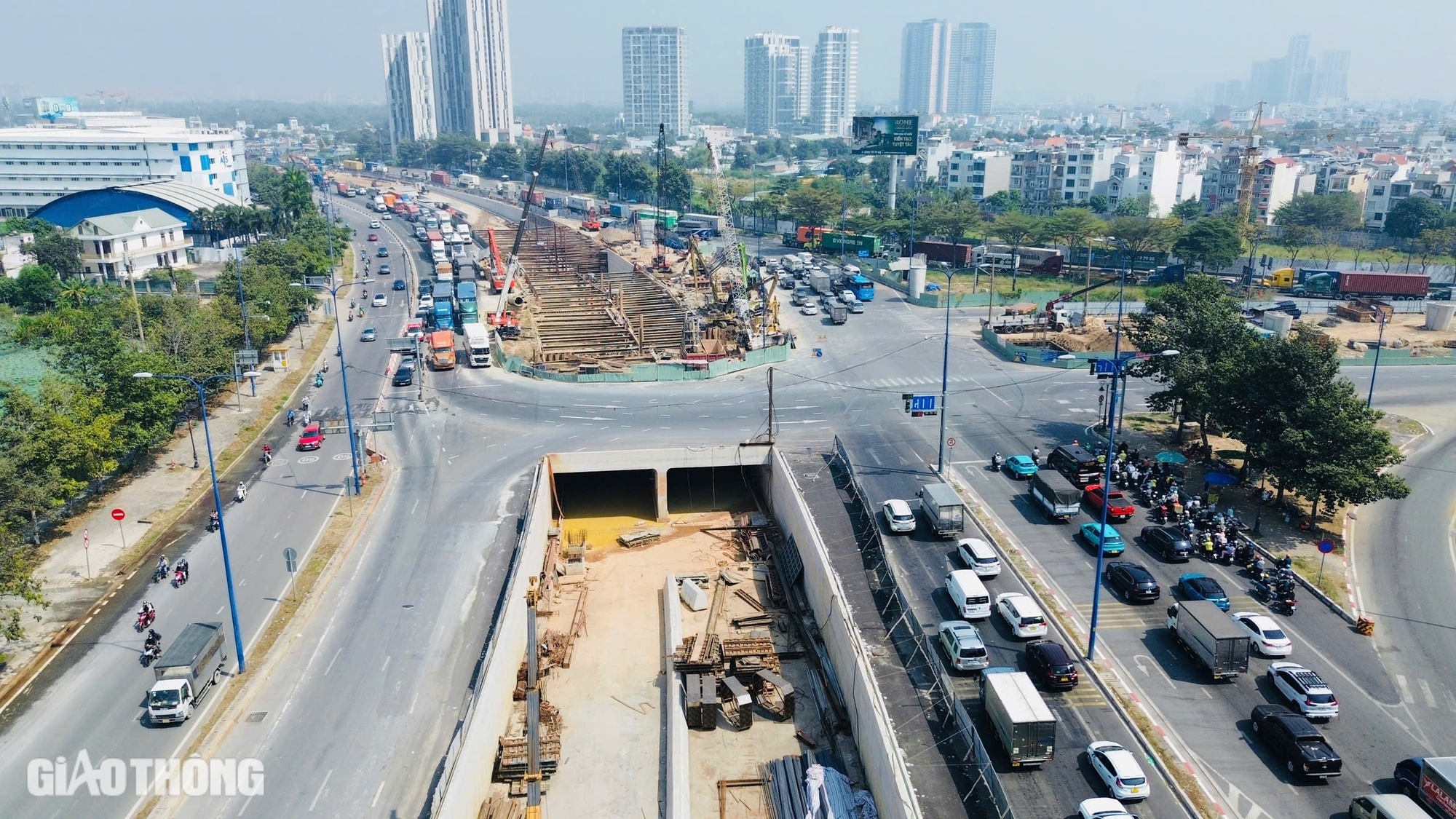N&uacute;t giao An Ph&uacute; tăng tốc thi c&ocirc;ng xuy&ecirc;n Tết, th&ocirc;ng xe to&agrave;n bộ trong năm 2025- Ảnh 1.