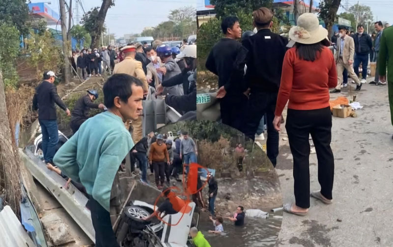 Hiện trường TNGT đặc biệt nghi&ecirc;m trọng.