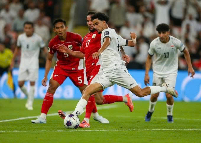 Thua đau Iraq, Indonesia vỡ mộng dự World Cup 2026- Ảnh 1.