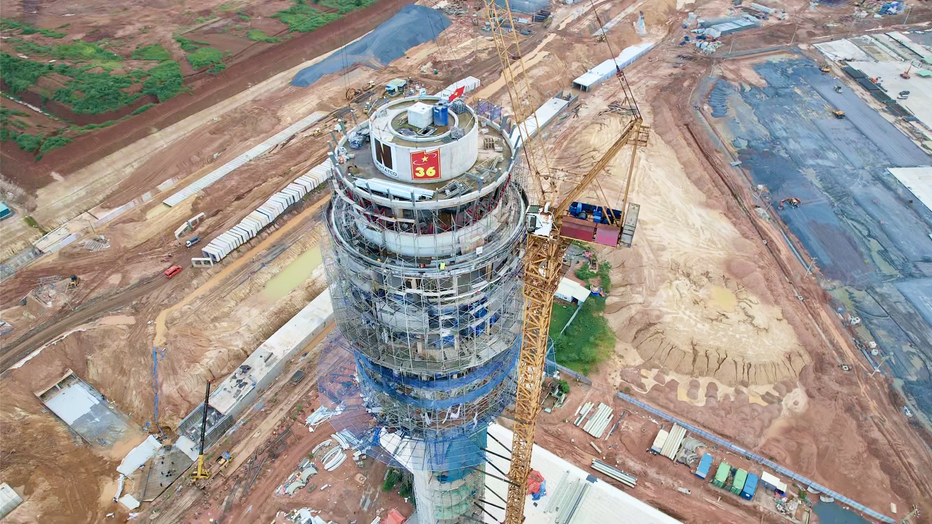 To&agrave;n cảnh thi c&ocirc;ng nh&agrave; ga s&acirc;n bay Long Th&agrave;nh hiện đại nhất Việt Nam- Ảnh 17.