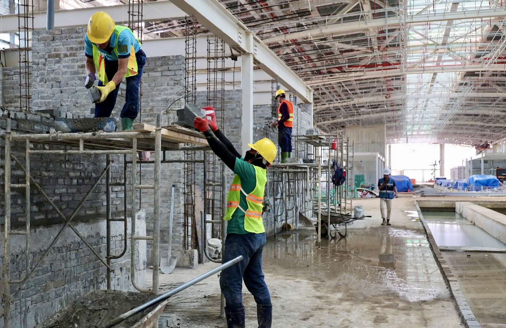 To&agrave;n cảnh thi c&ocirc;ng nh&agrave; ga s&acirc;n bay Long Th&agrave;nh hiện đại nhất Việt Nam- Ảnh 12.