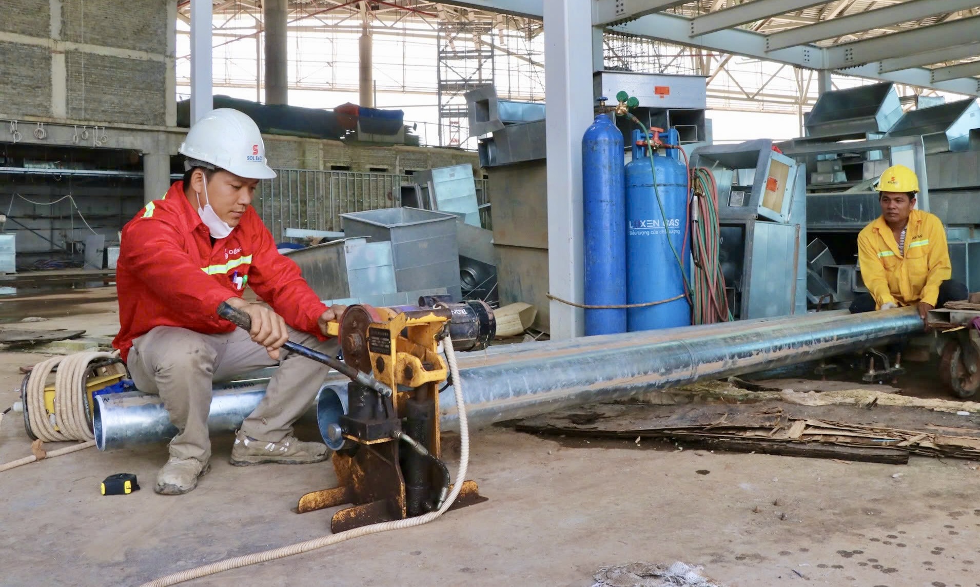 To&agrave;n cảnh thi c&ocirc;ng nh&agrave; ga s&acirc;n bay Long Th&agrave;nh hiện đại nhất Việt Nam- Ảnh 11.