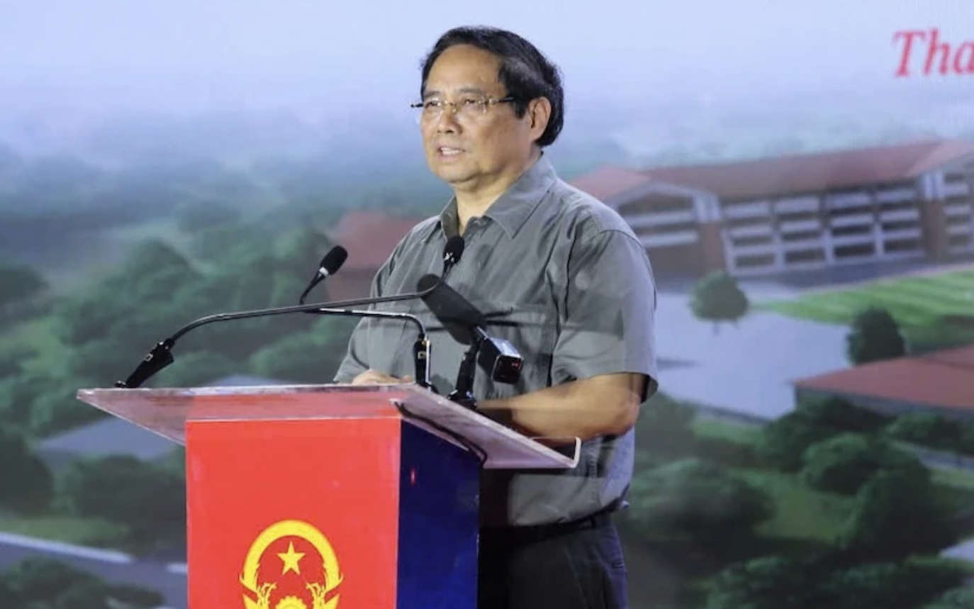 Thủ tướng Phạm Minh Ch&iacute;nh: Thanh H&oacute;a phải huy động nguồn lực, đảm bảo tiến độ c&aacute;c dự &aacute;n