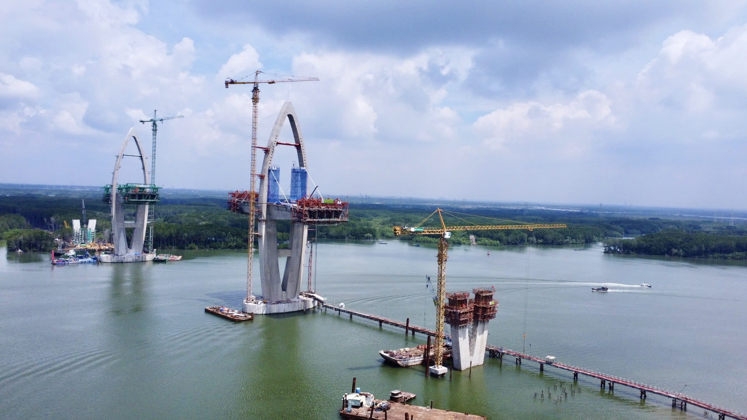 Cầu Phước An gần 5.000 tỷ vượt s&oacute;ng lớn dần nối đ&ocirc;i bờ Đồng Nai - TP.HCM- Ảnh 11.