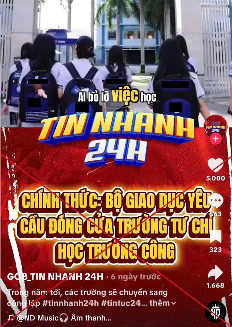Bộ Gi&aacute;o dục v&agrave; Đ&agrave;o tạo b&aacute;c tin đồn giải thể trường ngo&agrave;i c&ocirc;ng lập- Ảnh 4.