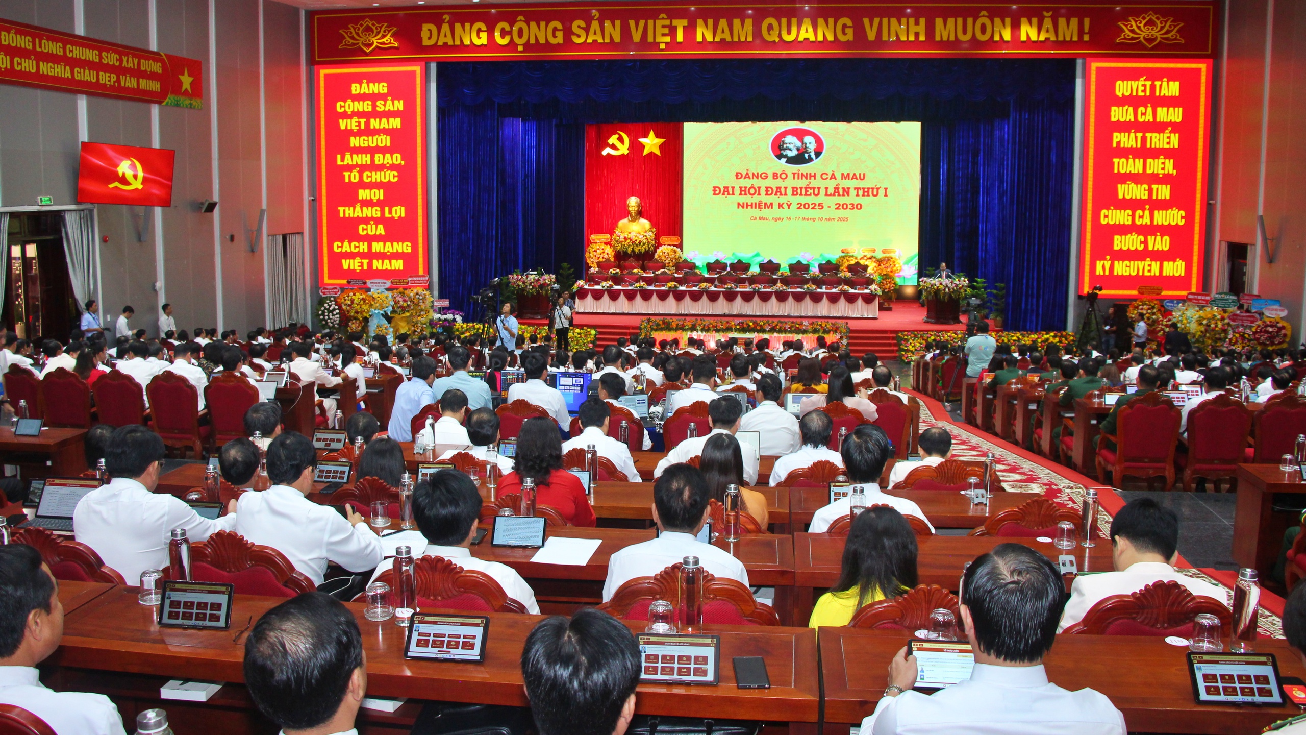 Đại hội Đảng bộ tỉnh C&agrave; Mau x&aacute;c định 6 nhiệm vụ trọng t&acirc;m, 3 kh&acirc;u đột ph&aacute;- Ảnh 10.