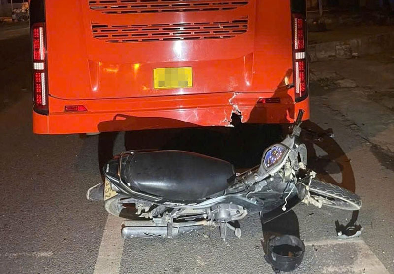 Hiện trường vụ tai nạn - Ảnh: ĐVCC.