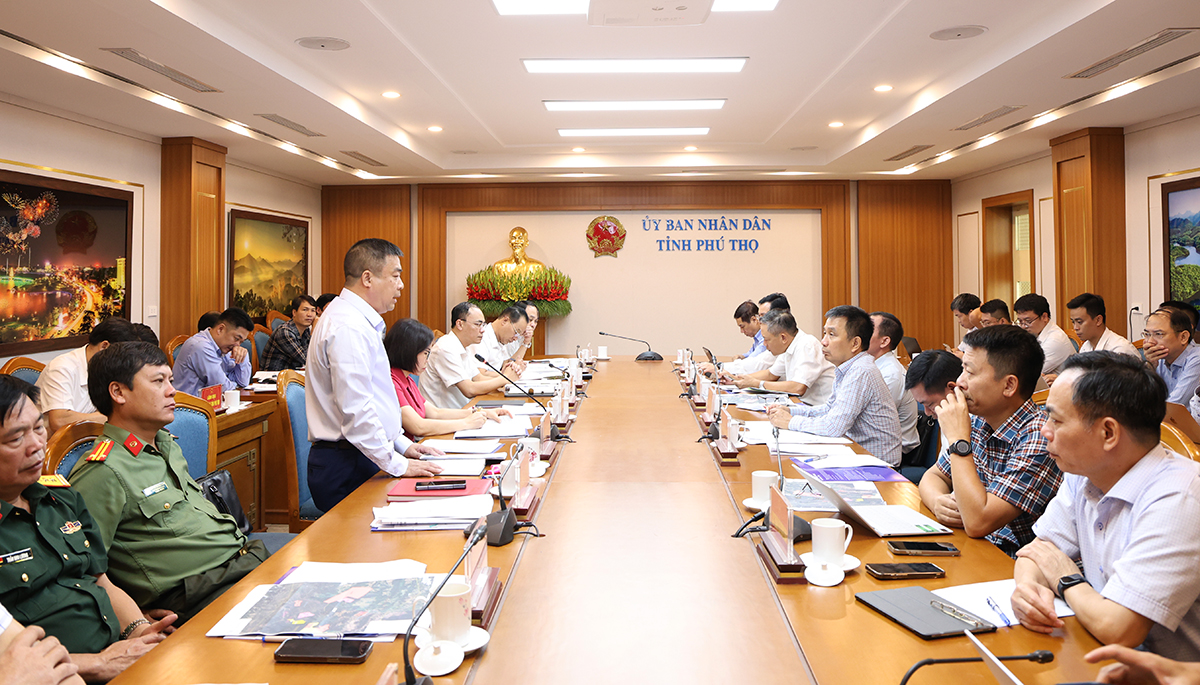 EVNNPT làm việc với UBND tỉnh Phú Thọ về các dự án phục vụ nhập khẩu điện từ Lào- Ảnh 1. EVNNPT làm việc với UBND tỉnh Phú Thọ về các dự án phục vụ nhập khẩu điện từ Lào- Ảnh 1.