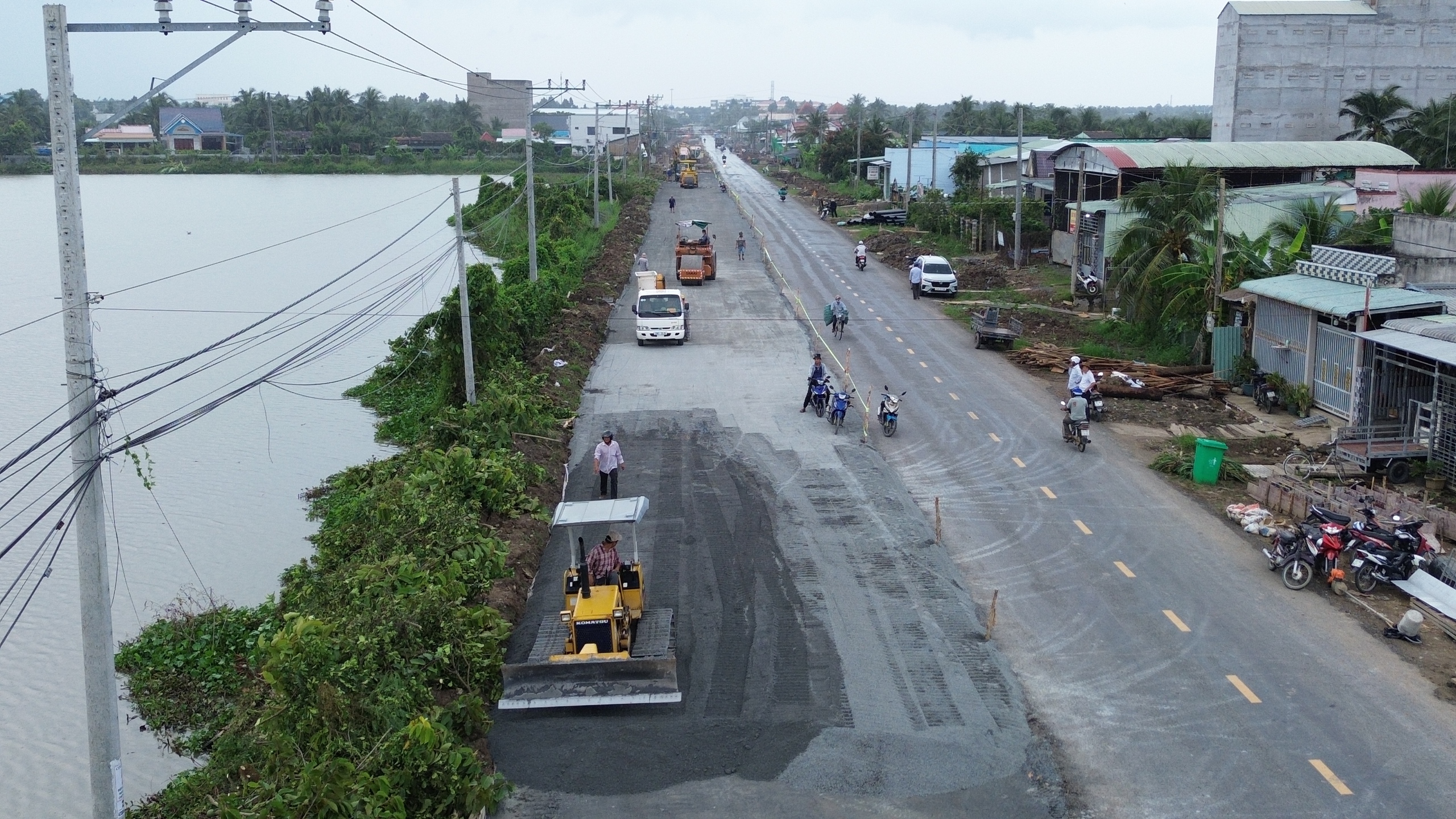 Đồng Th&aacute;p: Dự &aacute;n đường tỉnh 879C tăng tốc về đ&iacute;ch, th&ocirc;ng xe cuối năm 2025- Ảnh 3.