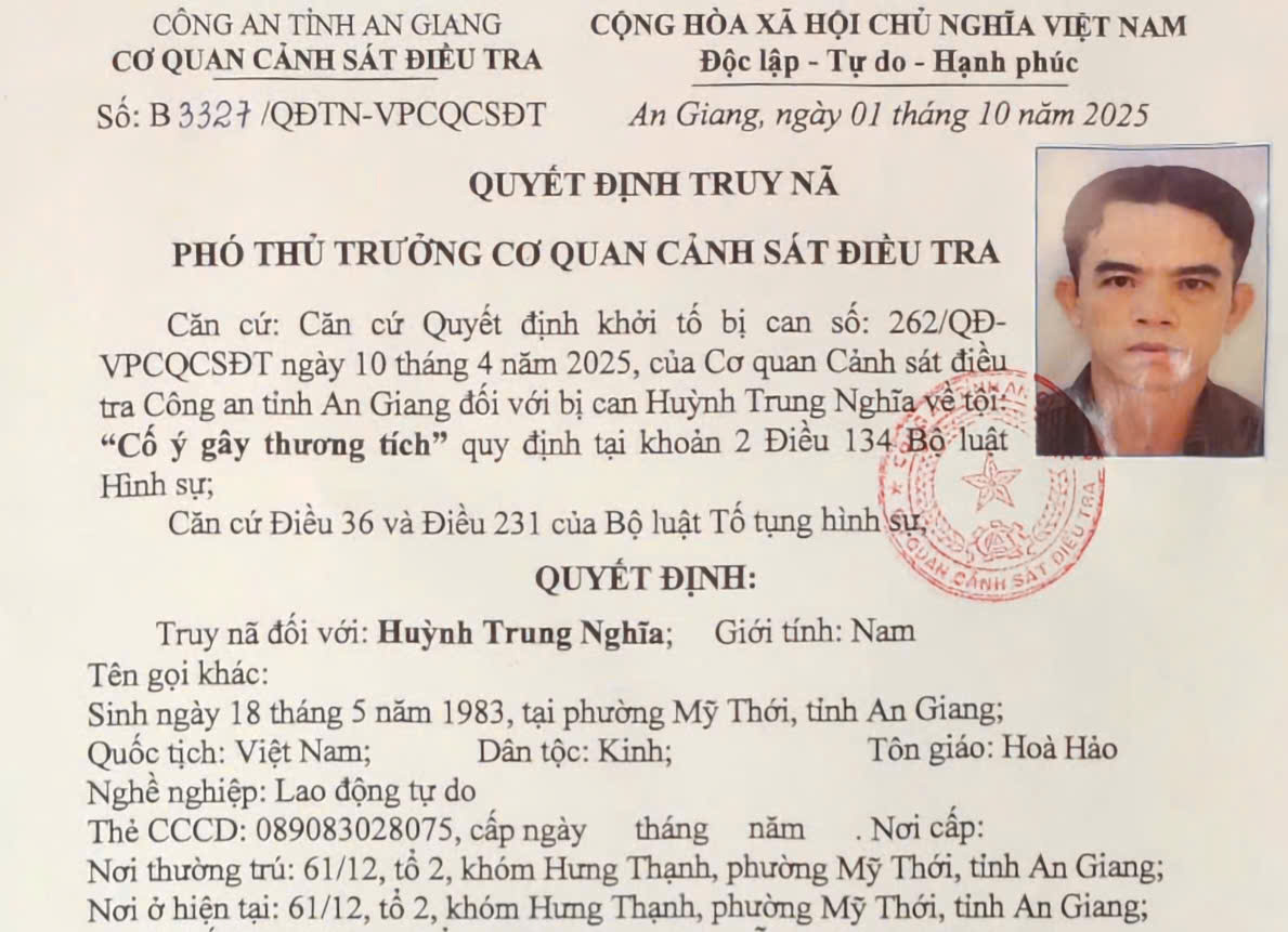 Truy n&atilde; g&atilde; đ&agrave;n &ocirc;ng đ&acirc;m chết chủ nh&agrave; v&igrave; bị nhắc nhở kh&ocirc;ng được đập ly trong l&uacute;c nhậu- Ảnh 1.