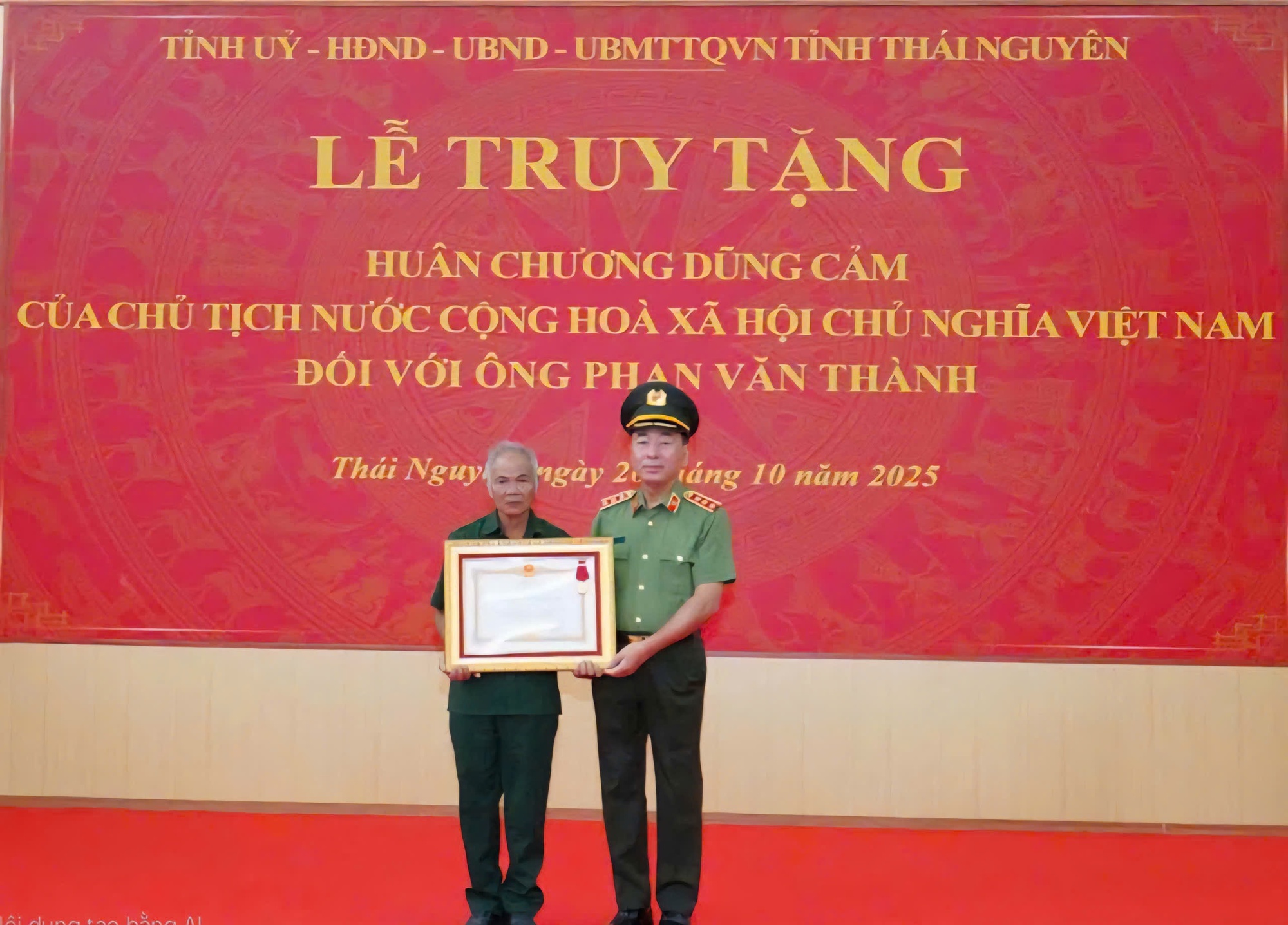 Th&aacute;i Nguy&ecirc;n: Truy tặng Hu&acirc;n chương Dũng cảm cho người hy sinh cứu 3 ch&aacute;u nhỏ đuối nước- Ảnh 1.