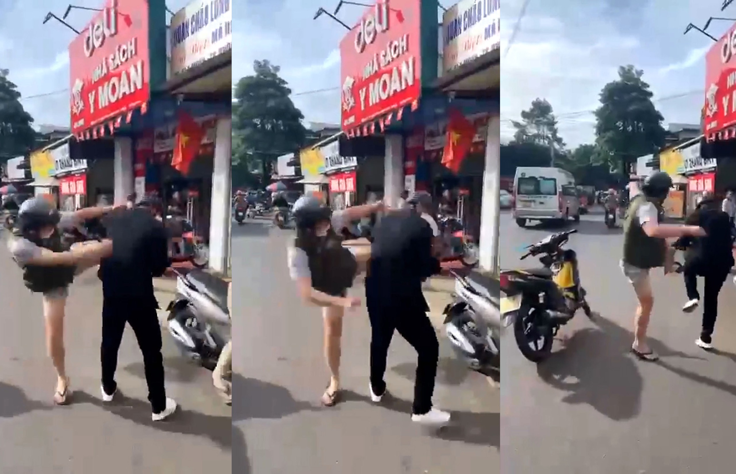 Đắk Lắk: Điều tra vụ người đ&agrave;n &ocirc;ng h&agrave;nh hung nam thanh ni&ecirc;n giữa đường phố- Ảnh 1.