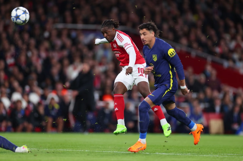 Viktor Gyokeres lập c&uacute; đ&uacute;p, Arsenal nhấn ch&igrave;m Atletico Madrid tại Champions League- Ảnh 1.