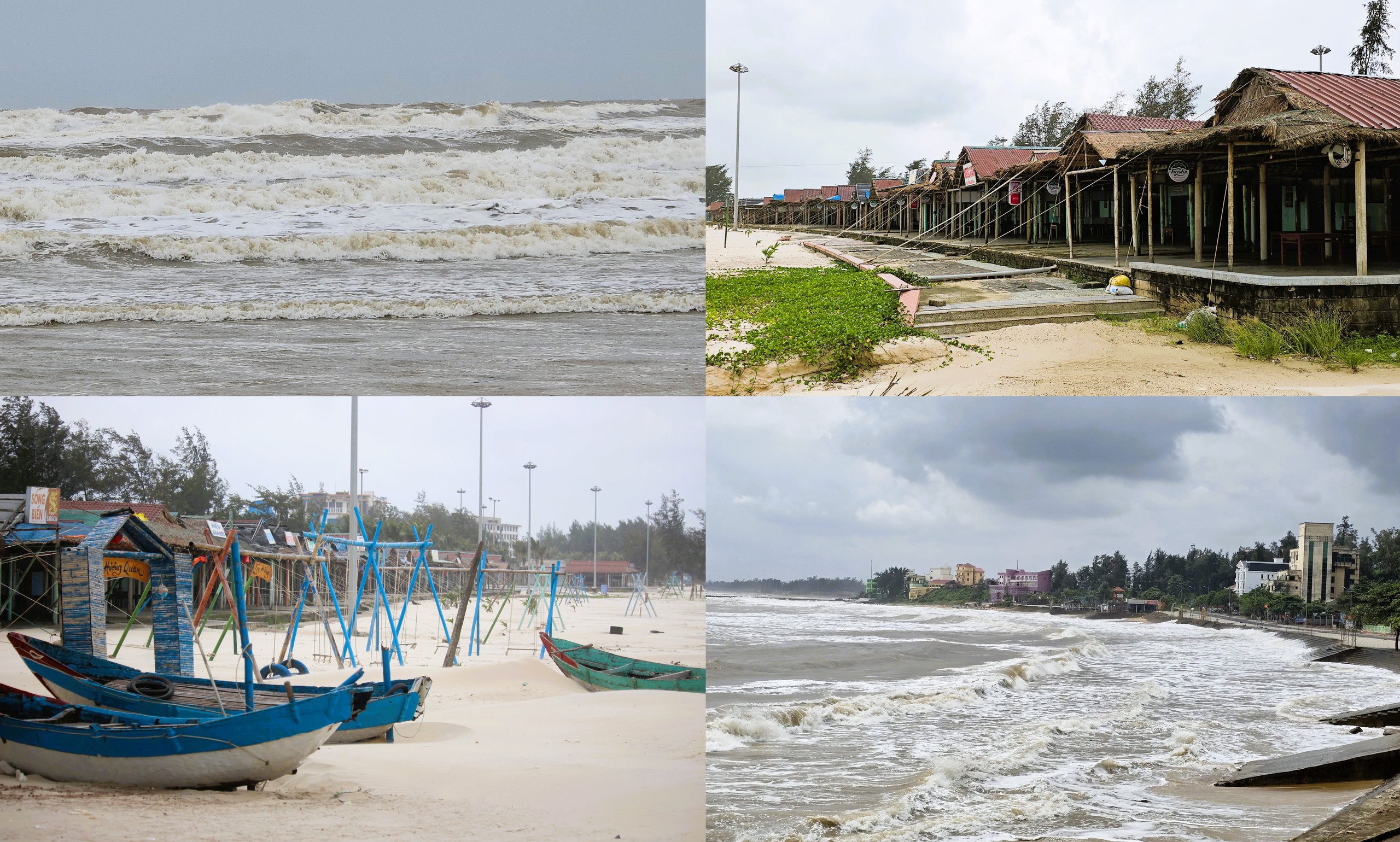 Quảng Trị: T&agrave;u thuyền v&agrave;o nơi tr&uacute; tr&aacute;nh b&atilde;o, người d&acirc;n vẫn tranh thủ m&oacute;t &ldquo;lộc&rdquo; ven bờ- Ảnh 2.