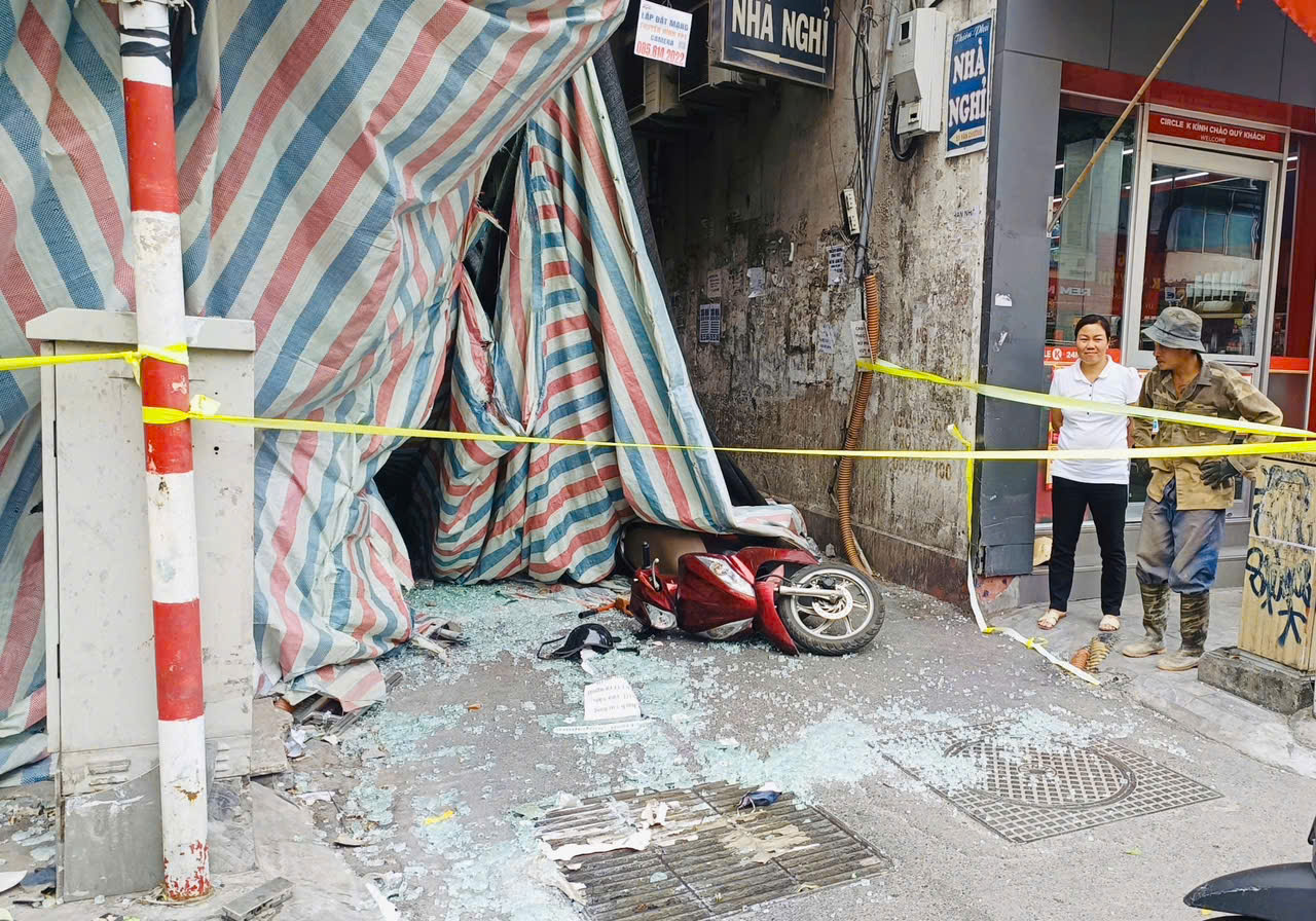 H&agrave; Nội: Phường Văn Miếu - Quốc Tử Gi&aacute;m th&ocirc;ng tin vụ tai nạn c&ocirc;ng tr&igrave;nh 121 T&ocirc;n Đức Thắng- Ảnh 1.