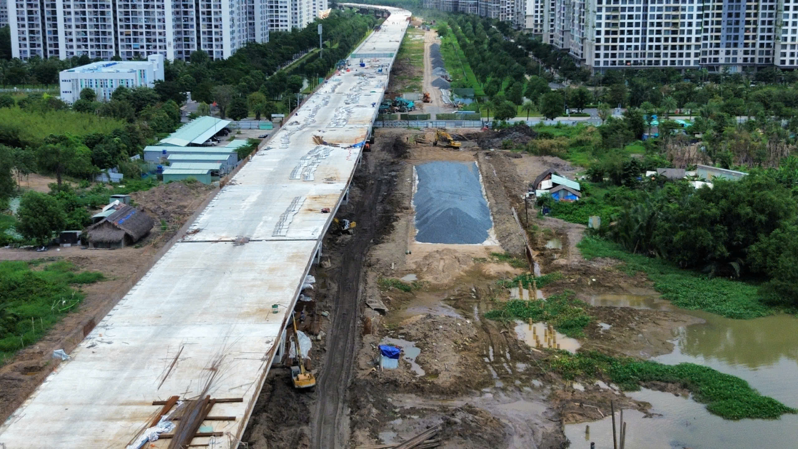 Gần 15km cầu cạn Vành đai 3 sắp liền mạch, vươn mình giữa khu Đông TP.HCM- Ảnh 10. Gần 15km cầu cạn Vành đai 3 sắp liền mạch, vươn mình giữa khu Đông TP.HCM- Ảnh 10.